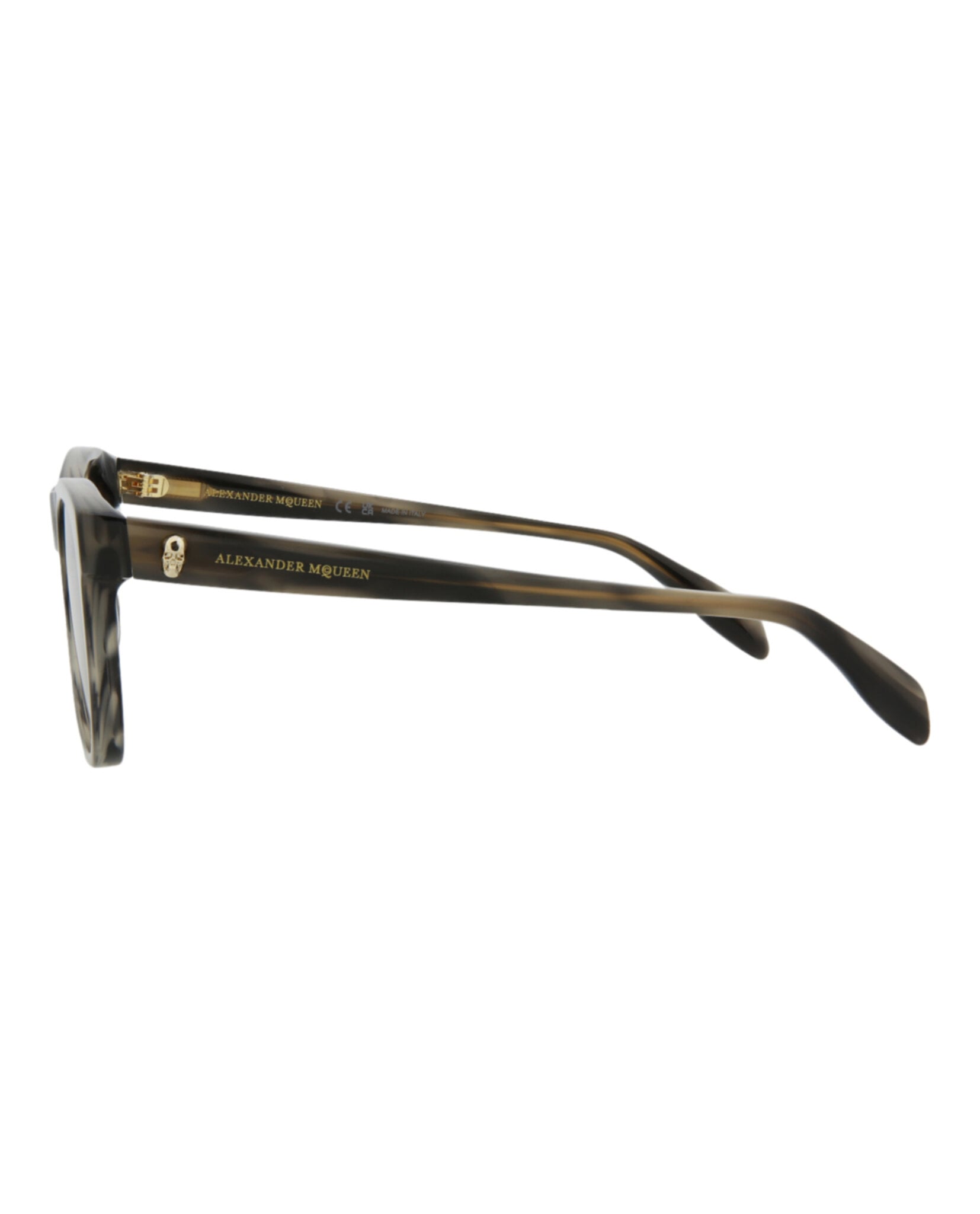 GAFAS DE SOL DE ACETATO CON MONTURA CUADRADA DE ALEXANDER MCQUEEN UNISEX GRIS - 3