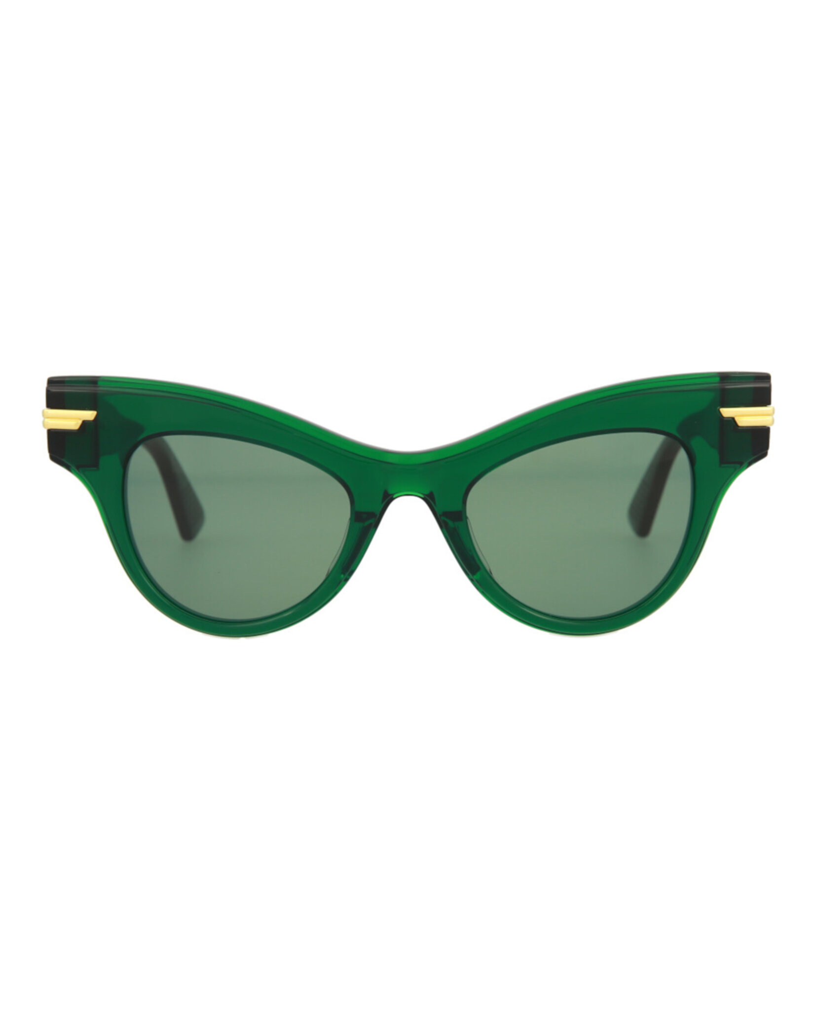GAFAS DE SOL BOTTEGA VENETA DE ACETATO CON MONTURA DE OJO DE GATO (MUJER) EN VERDE VERDE Y VERDE - 1