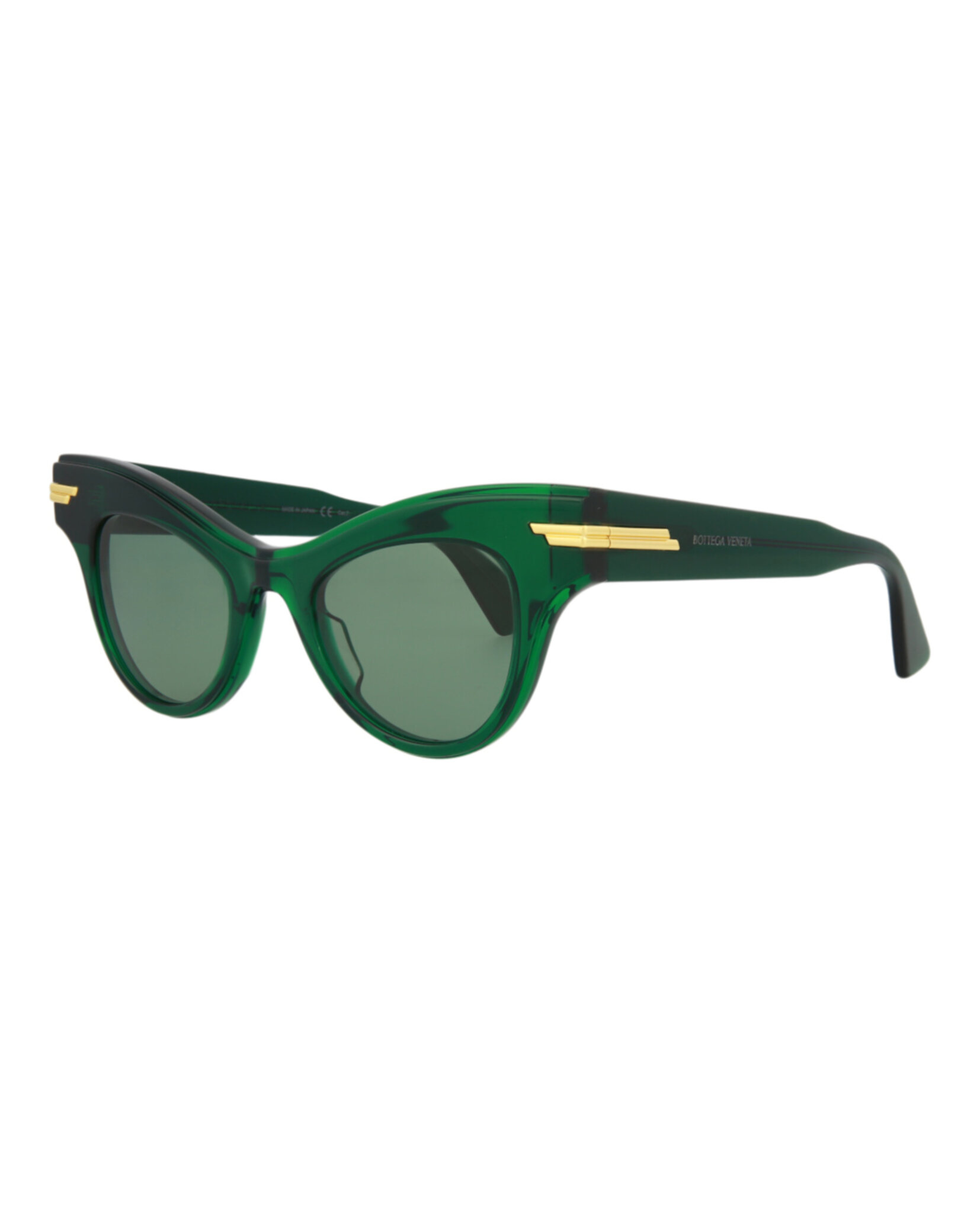 GAFAS DE SOL BOTTEGA VENETA DE ACETATO CON MONTURA DE OJO DE GATO (MUJER) EN VERDE VERDE Y VERDE - 2