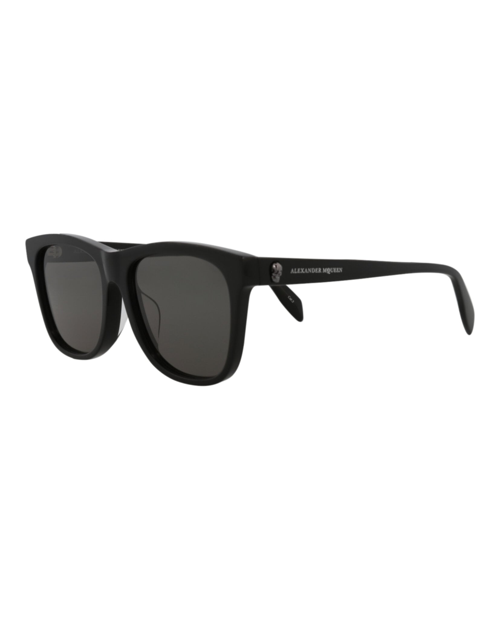 GAFAS DE SOL ALEXANDER MCQUEEN DE ACETATO CON MONTURA CUADRADA UNISEX EN NEGRO NEGRO Y - 2