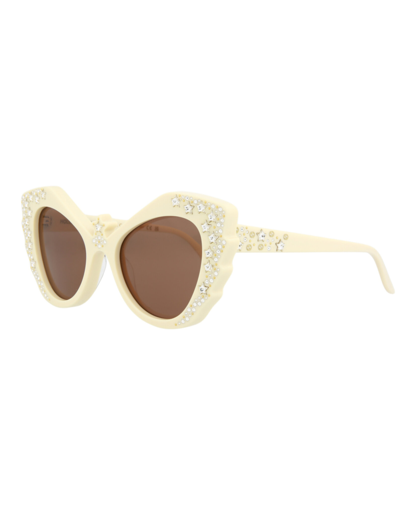 GAFAS DE SOL DE ACETATO CON MONTURA DE GATO GUCCI (MUJER) EN COLOR MARFIL MARFIL - 2