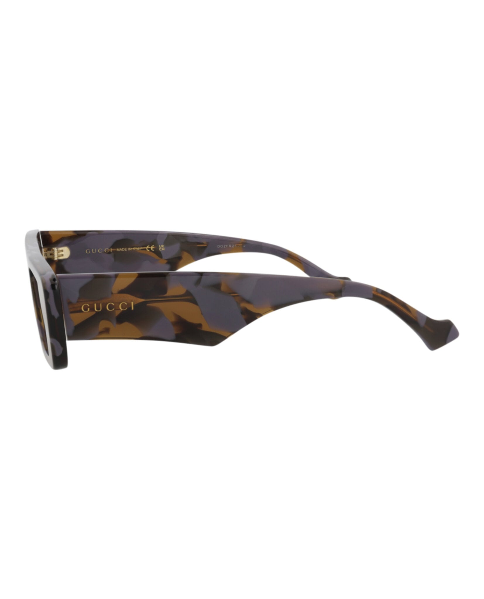 GAFAS DE SOL GUCCI DE ACETATO RECICLADO CON MONTURA CUADRADA (HOMBRE) EN HAVANA HAVANA BROWN - 3