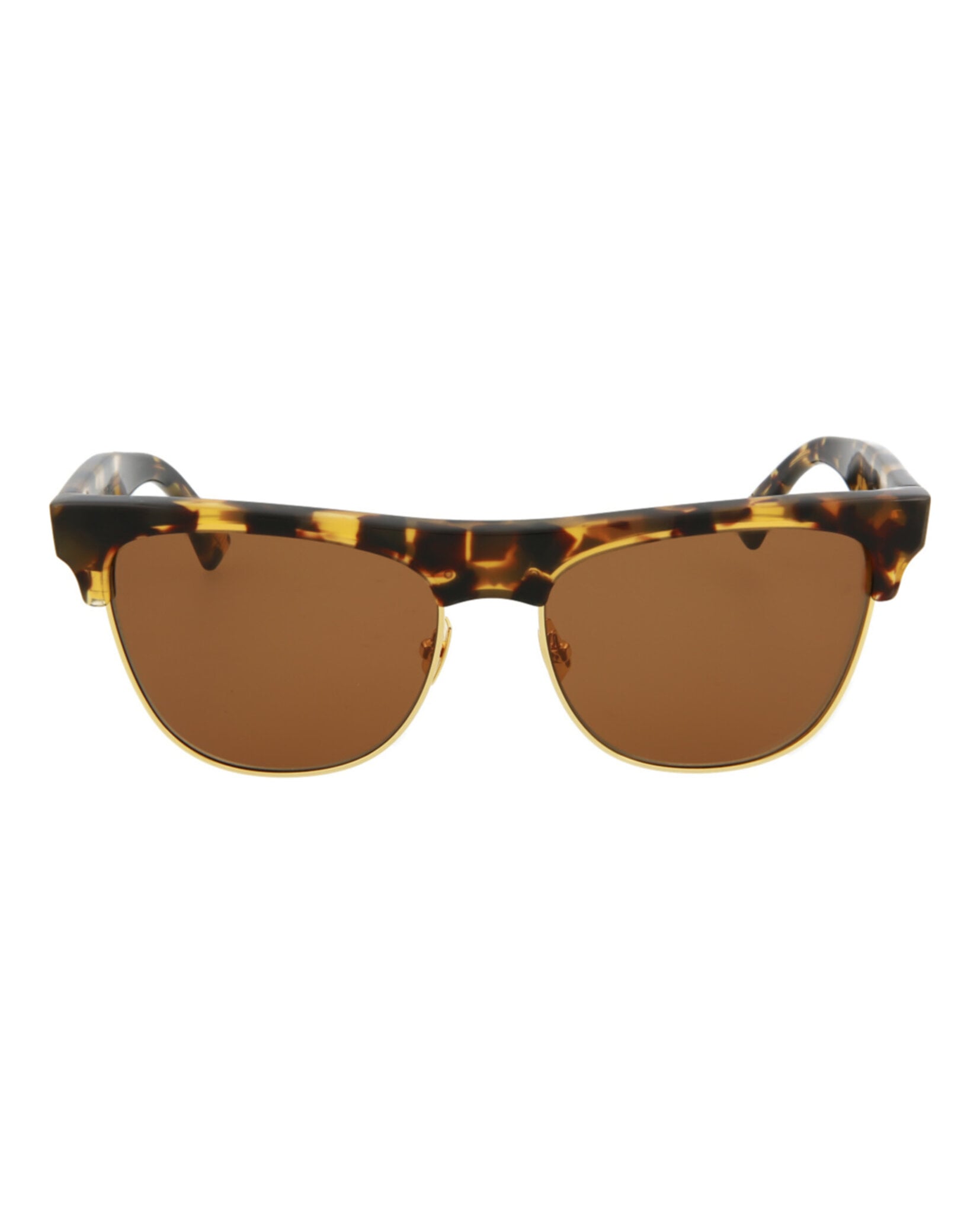 GAFAS DE SOL DE ACETATO CON MONTURA CUADRADA BOTTEGA VENETA UNISEX EN LA HABANA MARRÓN - 1