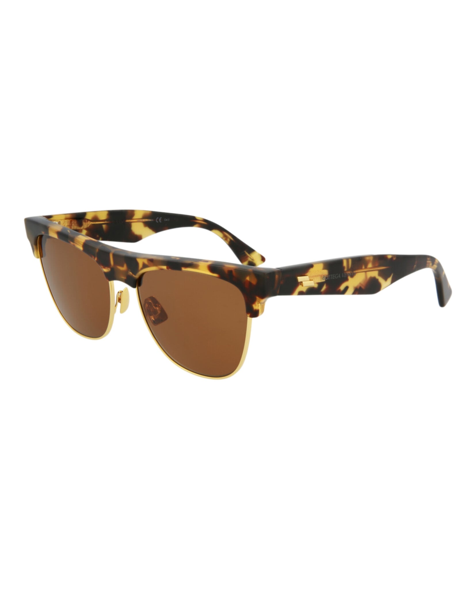 GAFAS DE SOL DE ACETATO CON MONTURA CUADRADA BOTTEGA VENETA UNISEX EN LA HABANA MARRÓN - 2