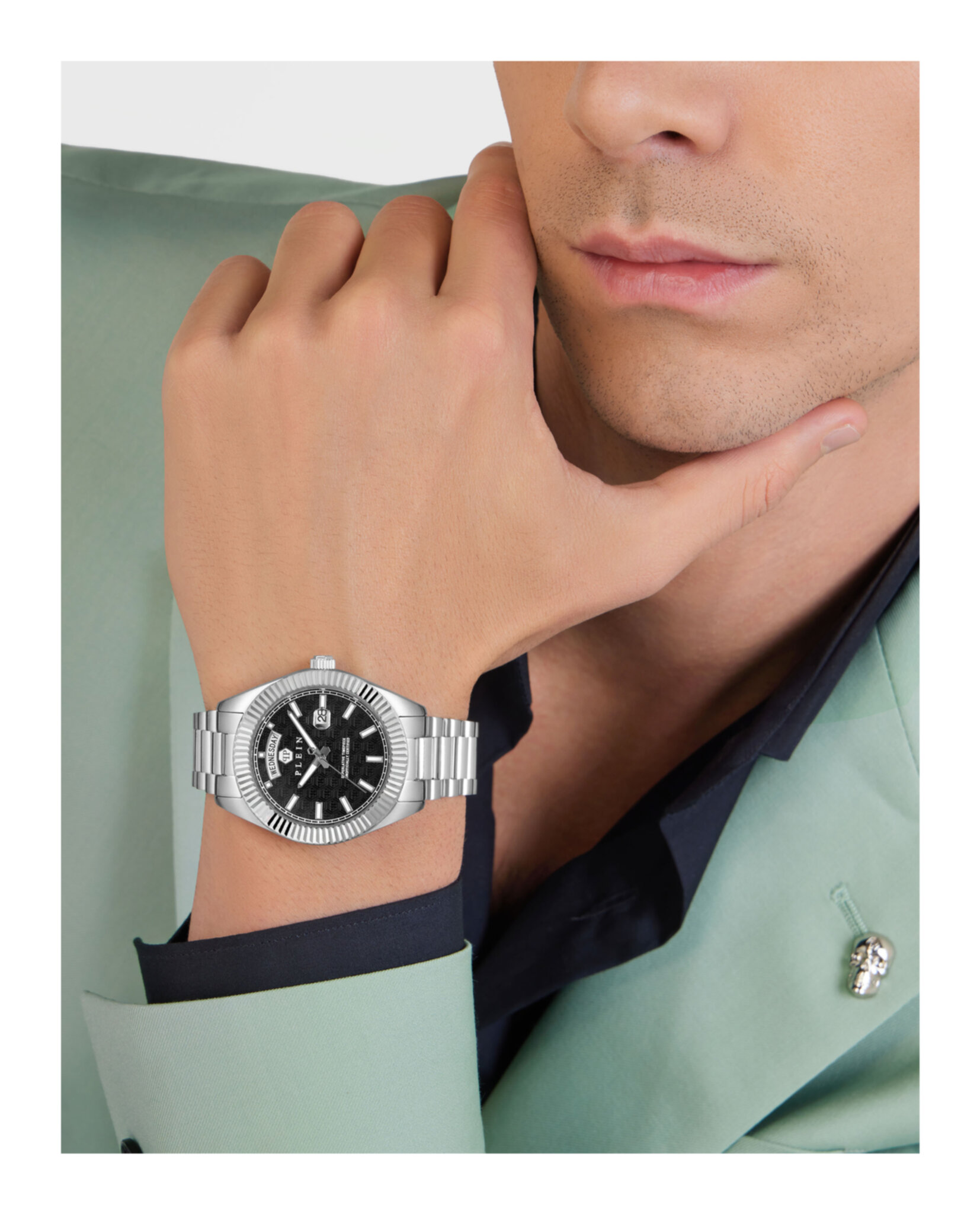 RELOJ SUPERLATIVO PHILIPP PLEIN DATE (HOMBRE) ACERO - 5