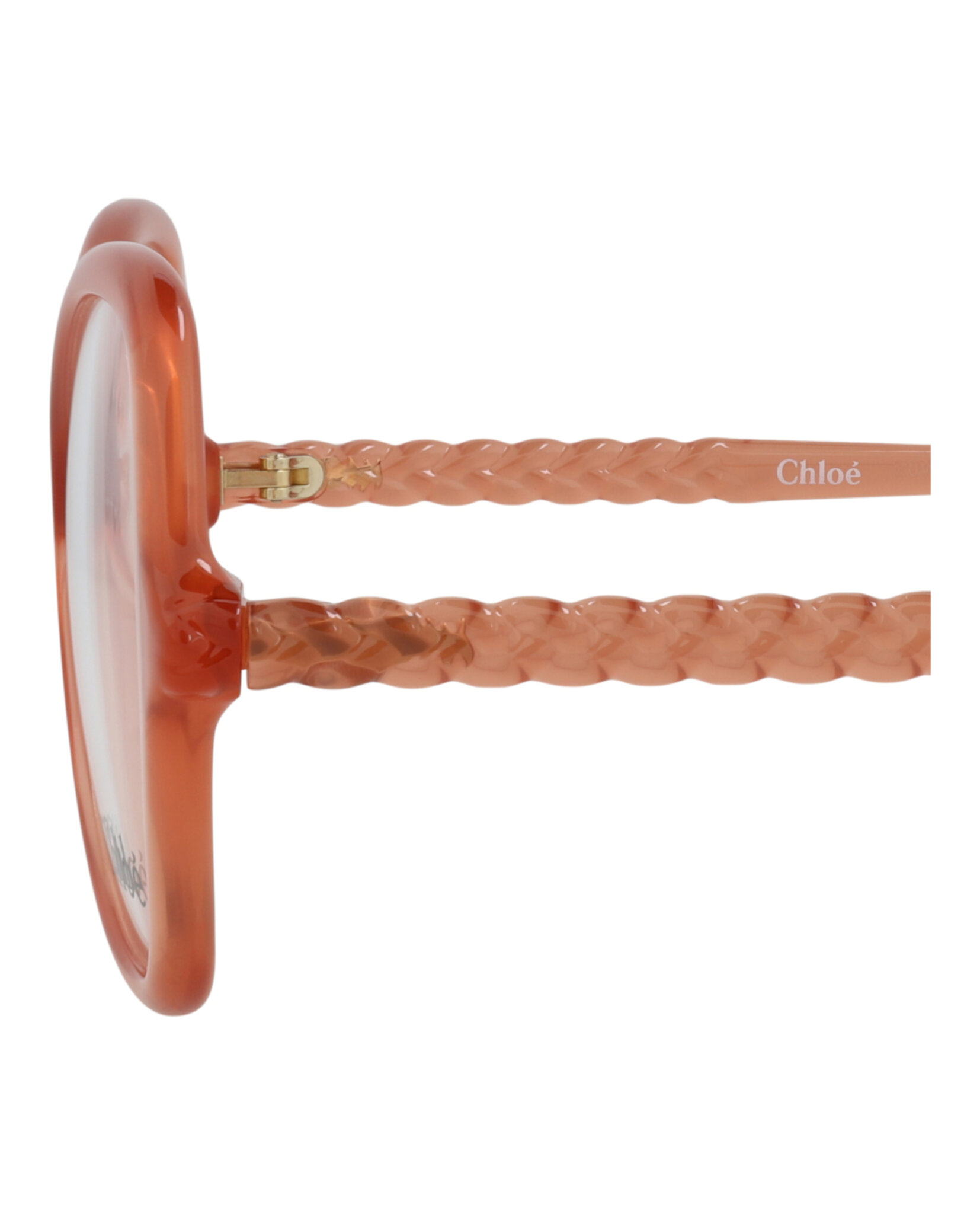 MONTURA ÓPTICA CHLOÉ CAT EYEFRAME BIO INJECTION (MUJER) EN ROSA ROSA Y TRANSPARENTE - 4