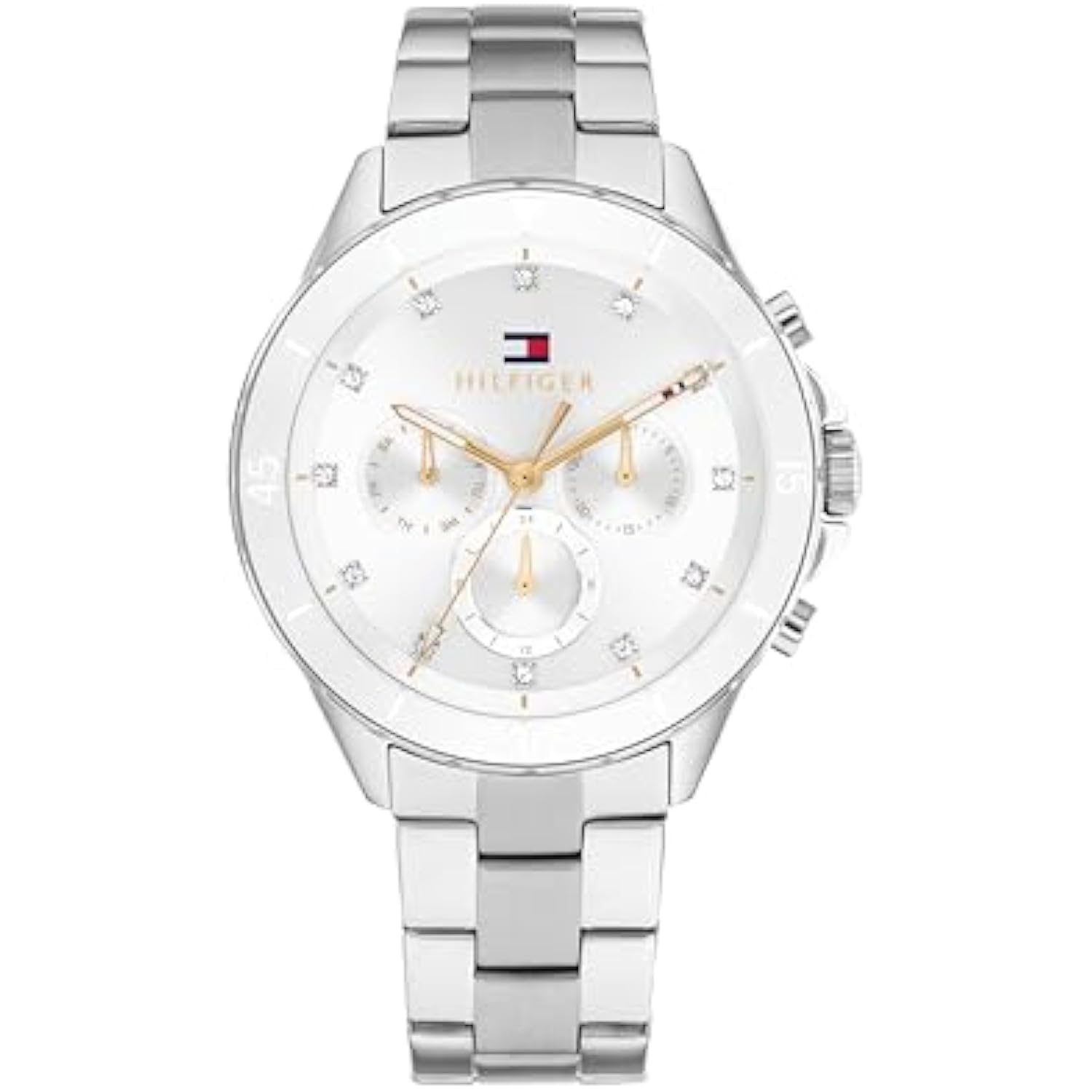 TOMMY HILFIGER RELOJ DEPORTIVO PARA MUJER – RELOJ DE PULSERA MULTIFUNCIÓN DE ACERO INOXIDABLE – RESI - 1