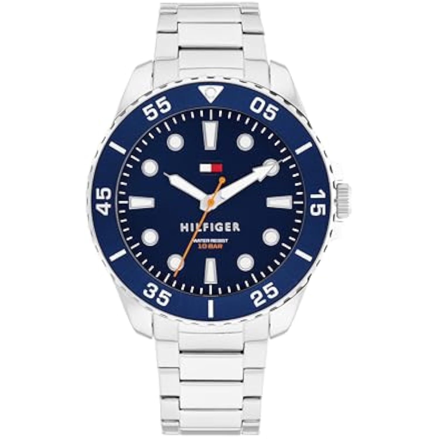 TOMMY HILFIGER RELOJ PARA HOMBRE INSPIRADO EN BUCEO – MOVIMIENTO DE CUARZO 3H CAJA DE ACERO INOXIDAB - 1