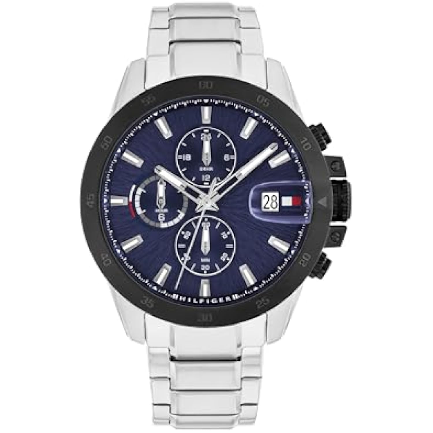 TOMMY HILFIGER RELOJ DINÁMICO PARA HOMBRE – CUARZO MULTIFUNCIÓN CAJA DE ACERO INOXIDABLE ESFERA GRAB - 1