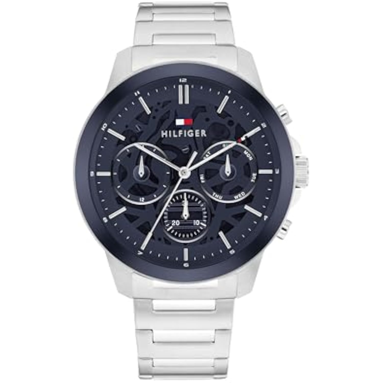 TOMMY HILFIGER RELOJ MULTIFUNCIÓN DE CUARZO 3H PARA HOMBRE PULSERA DE ACERO INOXIDABLE CON ESFERA DE - 1
