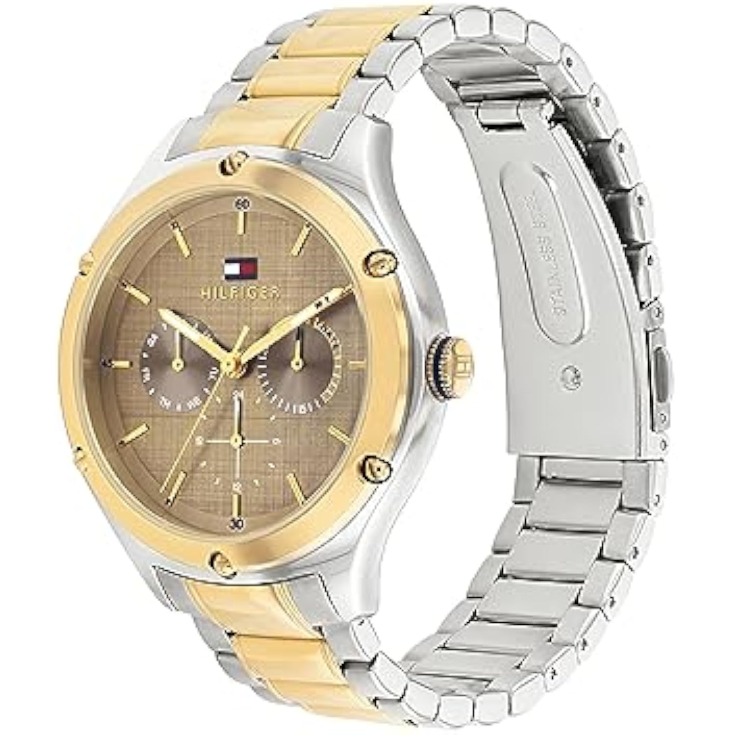 TOMMY HILFIGER RELOJ MULTIFUNCIÓN DE CUARZO PARA MUJER CON ESFERA GRIS PARDO (MODELO: 1782658) DOS T - 2