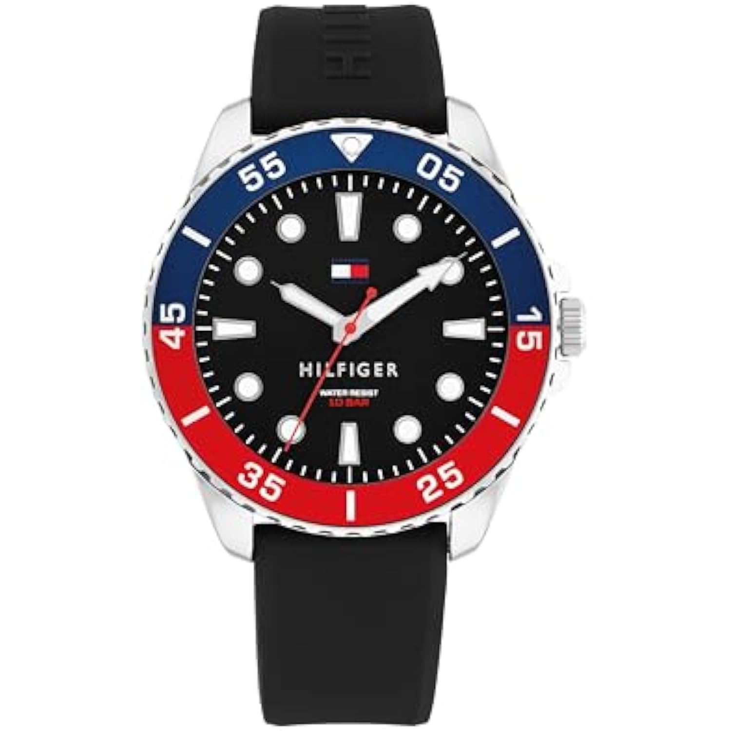 TOMMY HILFIGER RELOJ PARA HOMBRE INSPIRADO EN BUCEO – MOVIMIENTO DE CUARZO 3H CAJA DE ACERO INOXIDAB - 1
