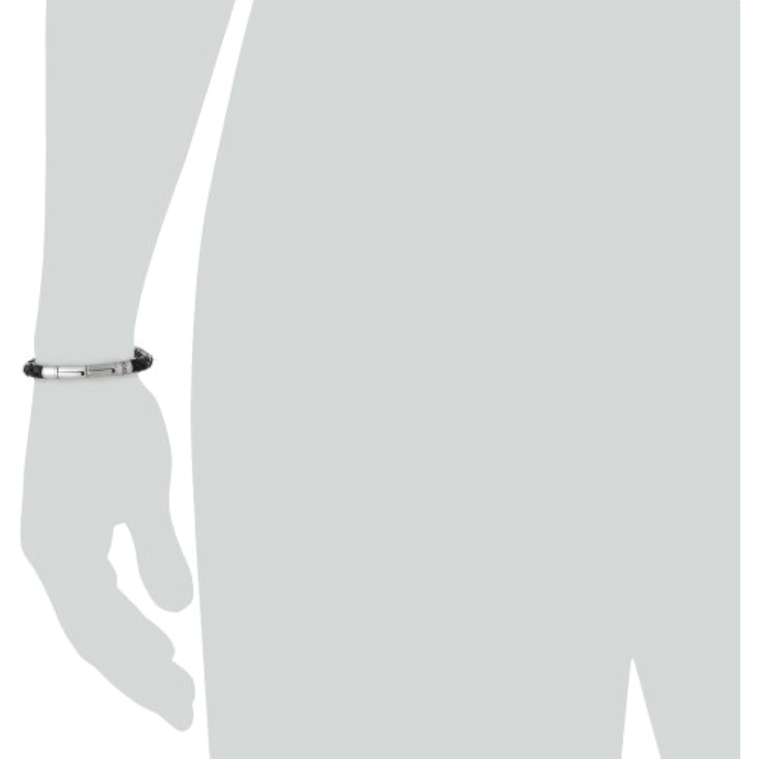 FOSSIL PULSERA CASUAL DE ACERO INOXIDABLE Y CUERO PARA HOMBRE - 3