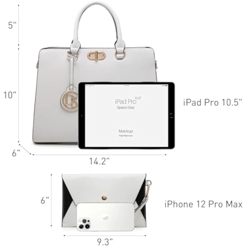 DASEIN BOLSOS DE MANO PARA MUJER CON ASA SUPERIOR - 4