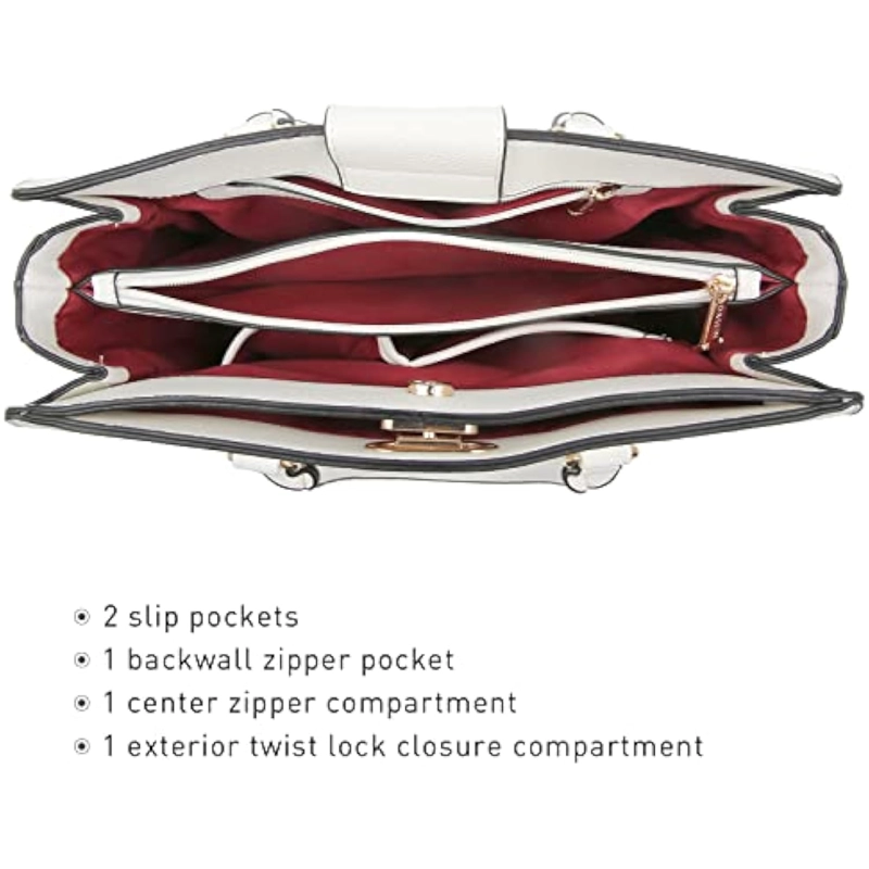 DASEIN BOLSOS DE MANO PARA MUJER CON ASA SUPERIOR - 5