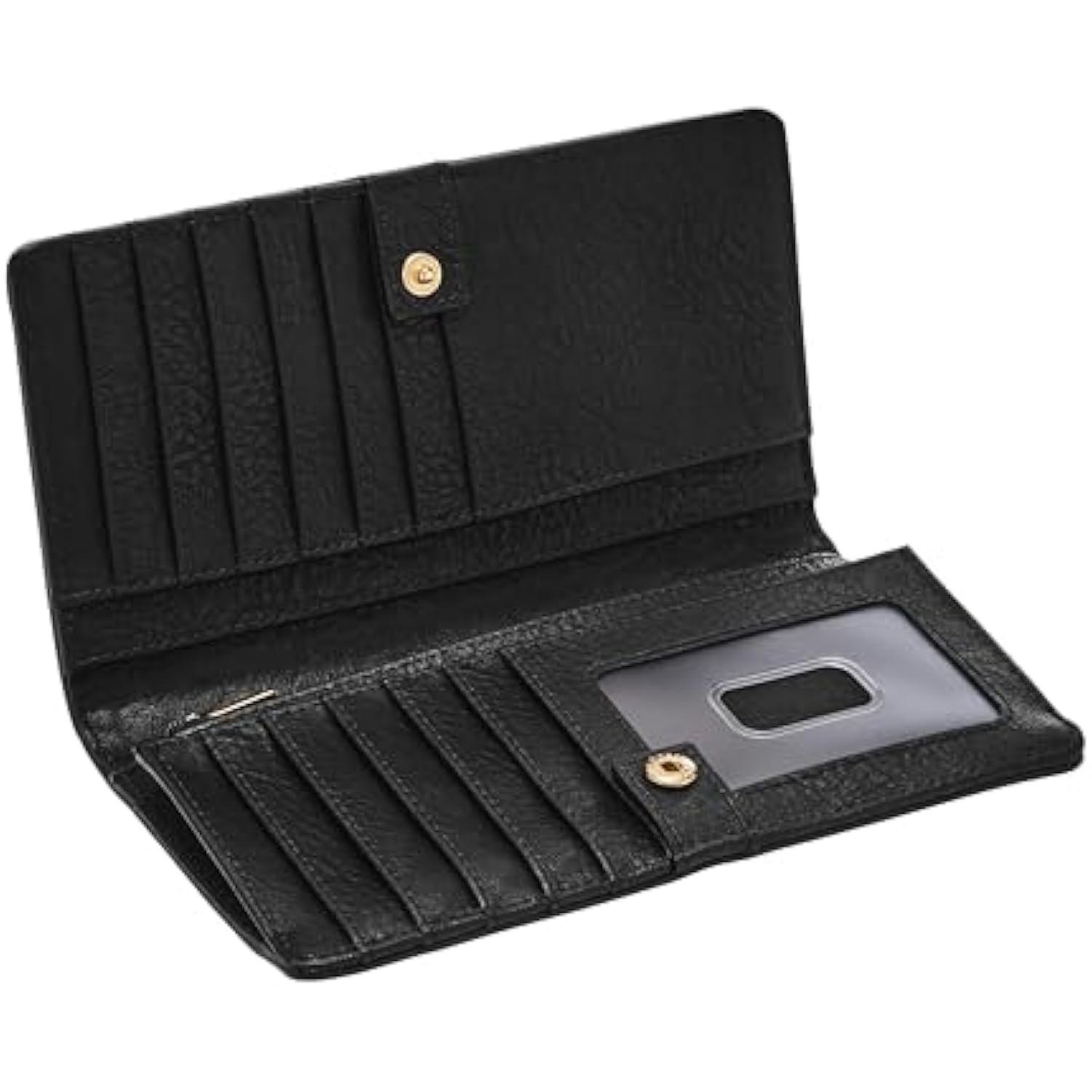 CARTERA DELGADA DE CUERO LIZA PARA MUJER - 2