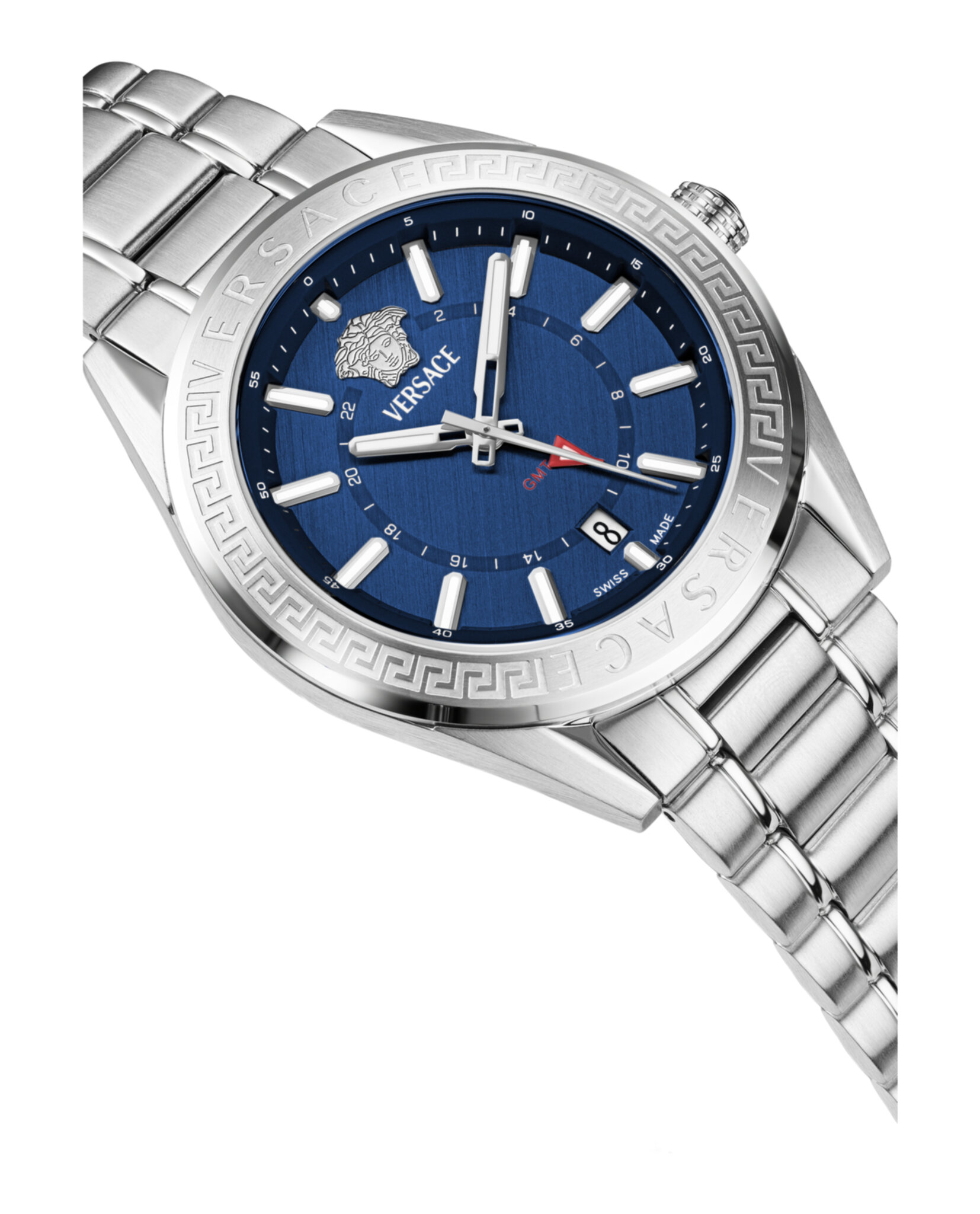 RELOJ VERSACE V-CODE GMT (HOMBRE) ACERO - 3