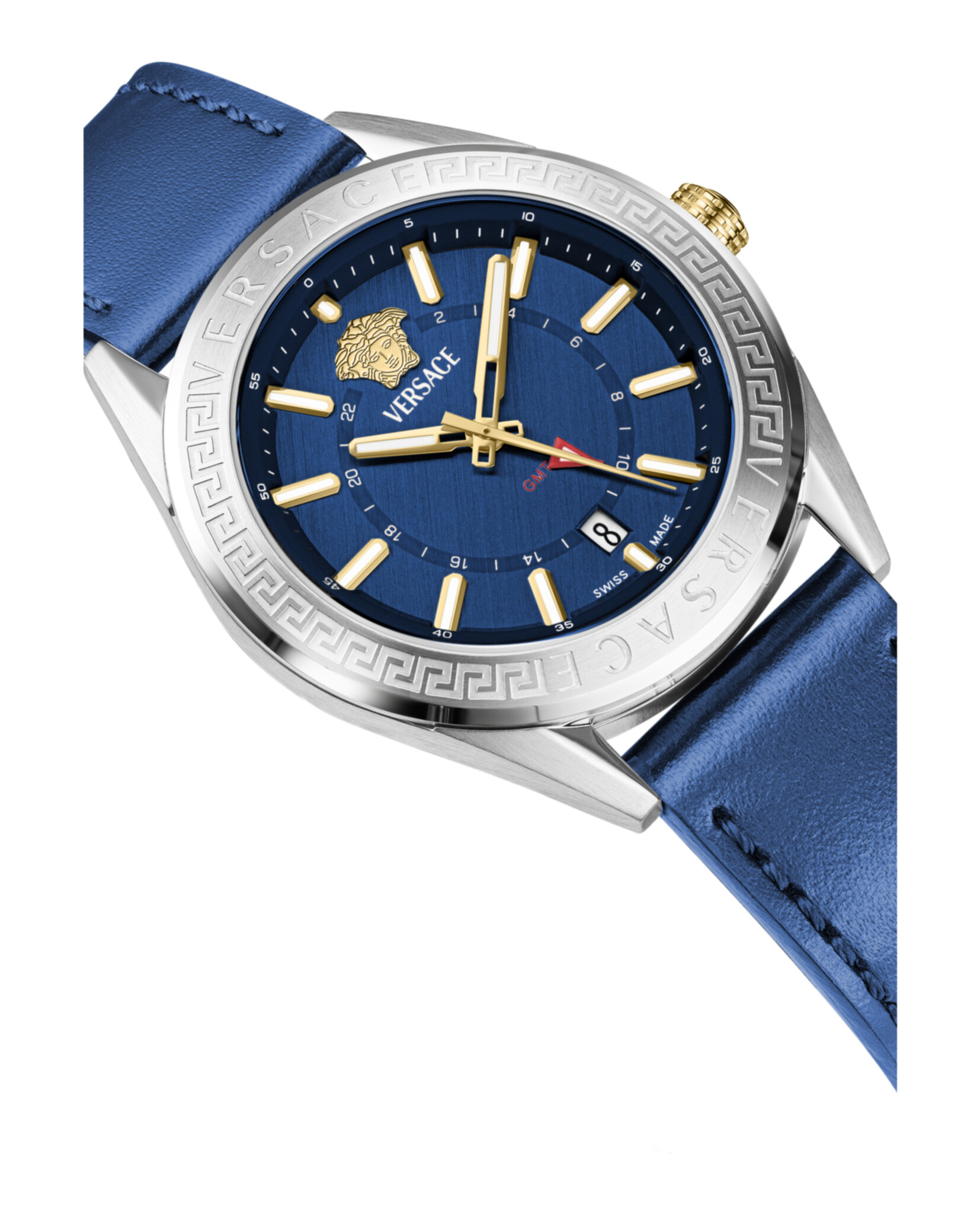 RELOJ VERSACE V-CODE GMT DE PIEL (HOMBRE) ACERO - 3