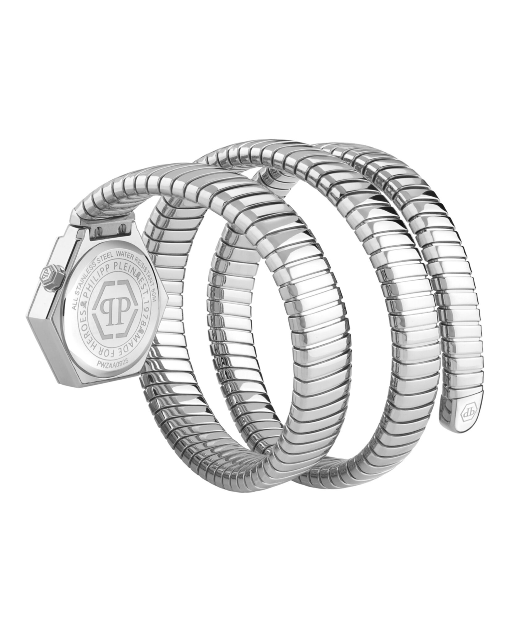RELOJ PHILIPP PLEIN NAKE HEXAGON CRYSTAL WATCH (MUJER) ACERO - 3