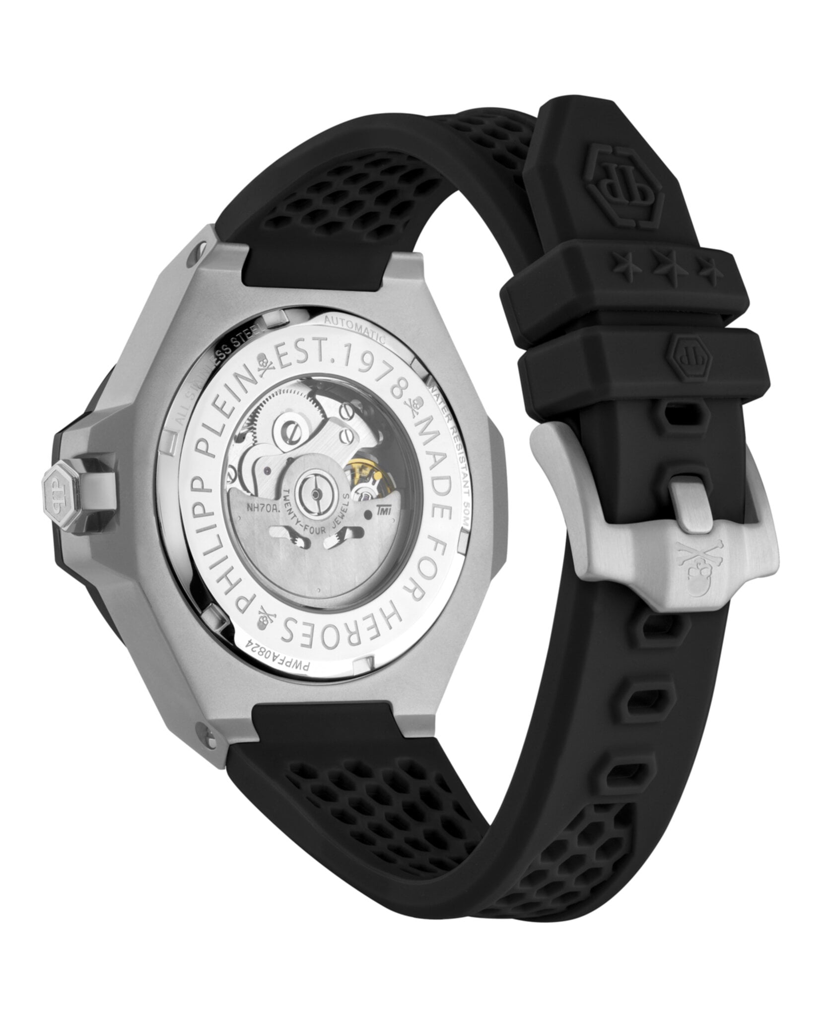 RELOJ DE SILICONA PHILIPP PLEIN THE SKULL (HOMBRE) ACERO - 3