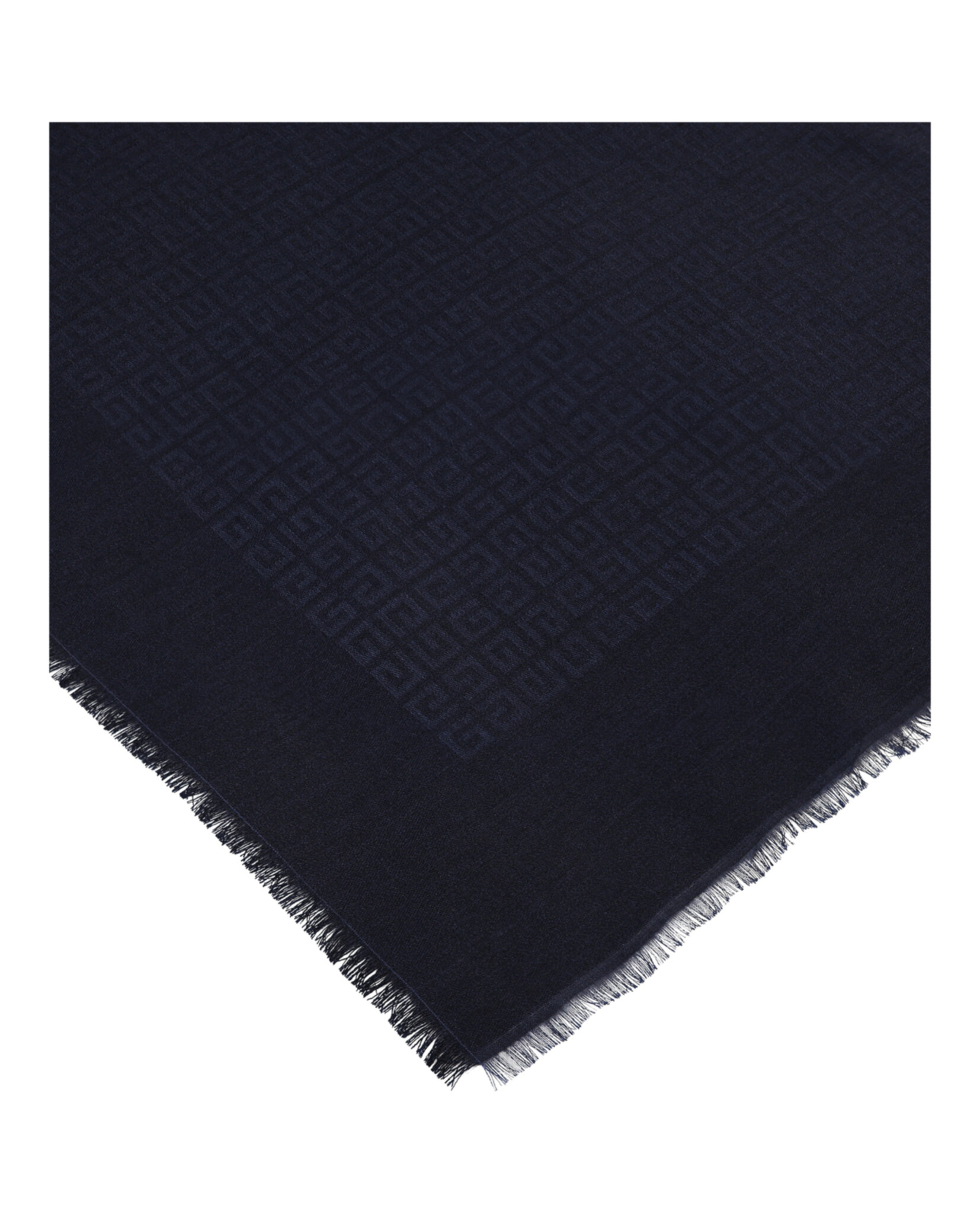 ACCESORIOS DE BUFANDA GIVENCHY CON EL LOGOTIPO 4G DE GRAN TAMAÑO PARA HOMBRES Y MUJERES EN AZUL OSCU - 2