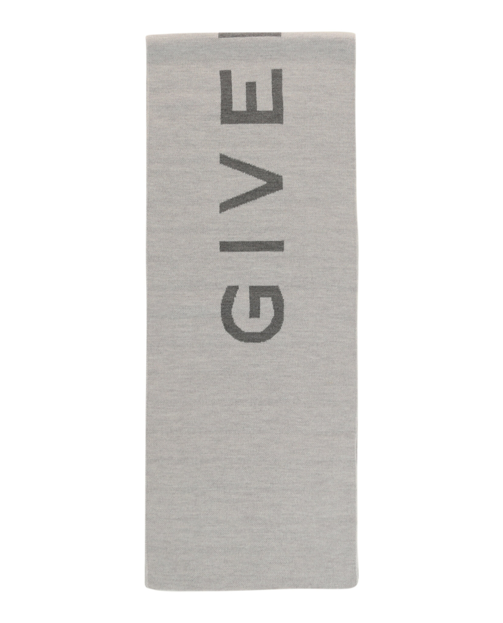 ACCESORIOS PARA BUFANDA DE LANA CON LOGOTIPO REVERSIBLE DE GIVENCHY (HOMBRE) Y MUJER EN GRIS PERL - 1