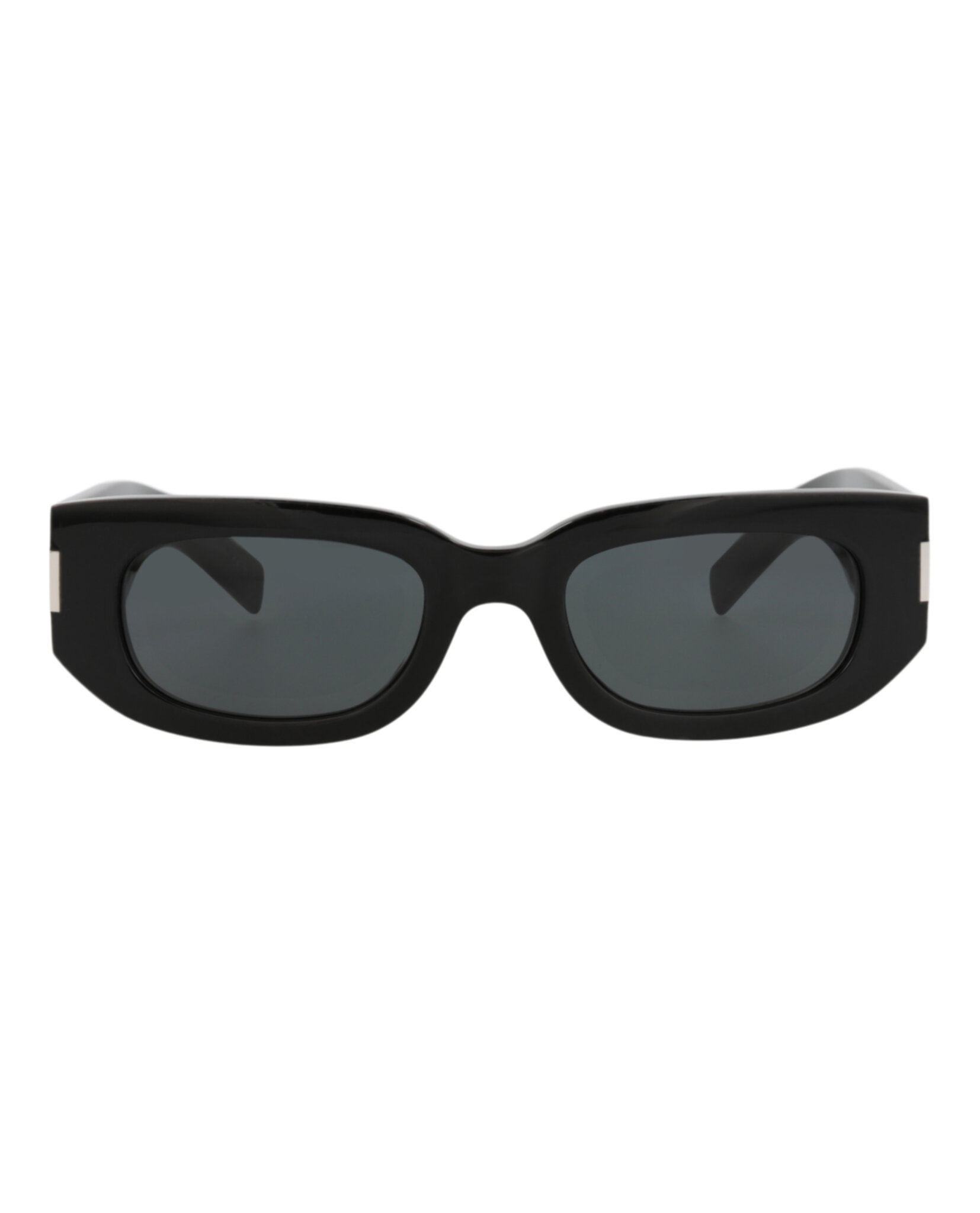 GAFAS DE SOL SAINT LAURENT DE ACETATO RECICLADO CON MONTURA REDONDA UNISEX EN NEGRO NE - 1