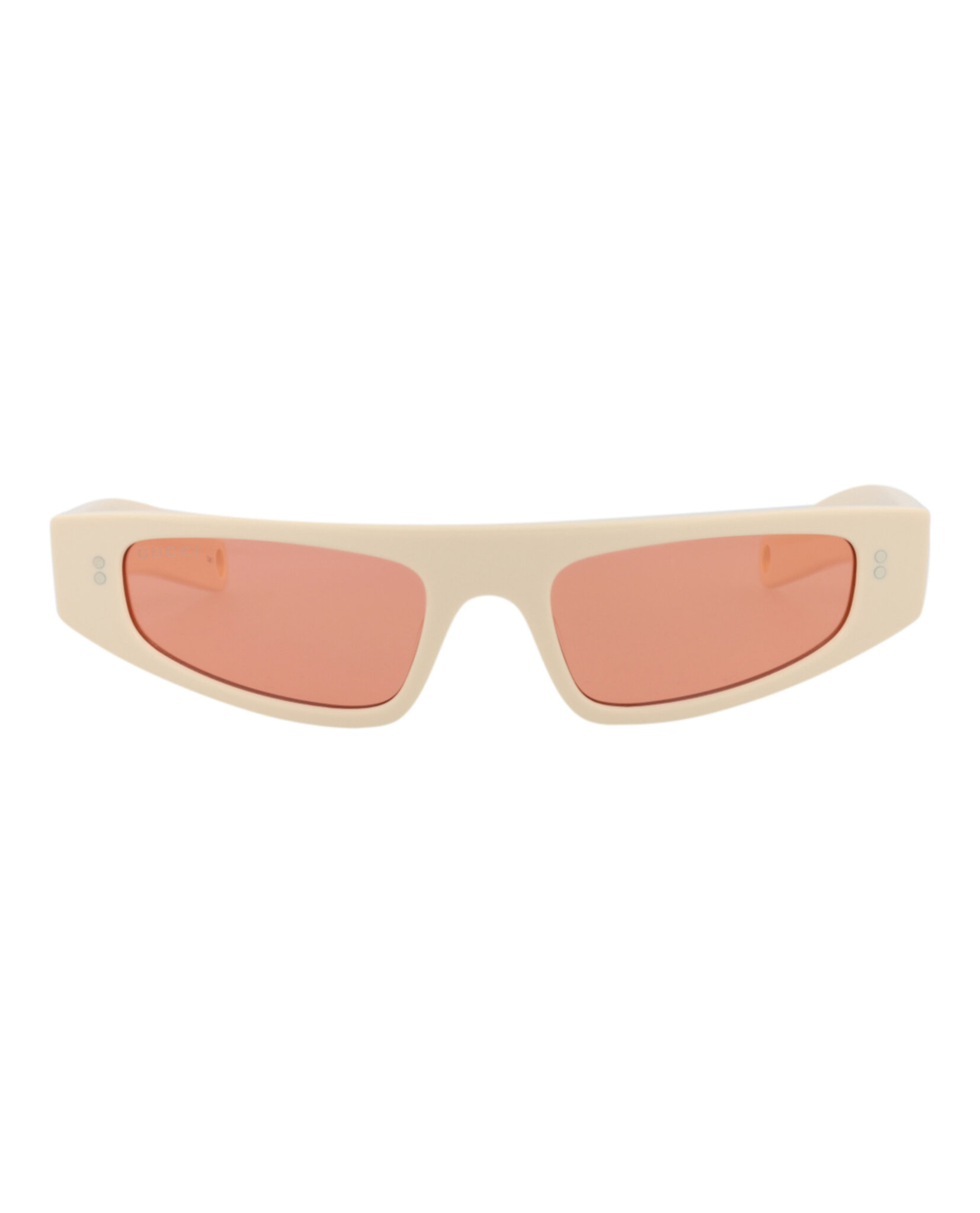 GAFAS DE SOL GUCCI DE ACETATO RECICLADO CON MONTURA DE OJO DE GATO (MUJER) EN ROJO MARFIL - 1