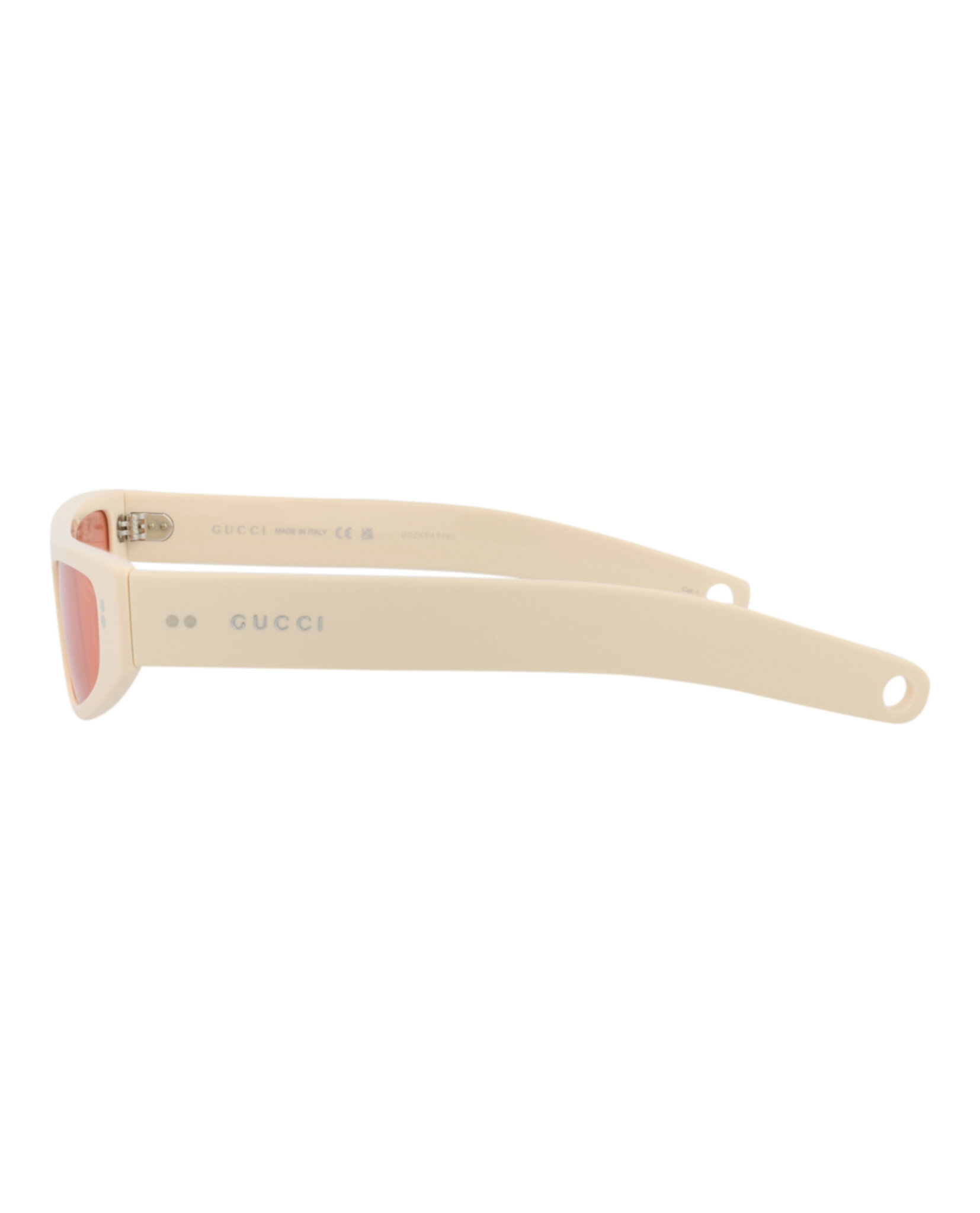 GAFAS DE SOL GUCCI DE ACETATO RECICLADO CON MONTURA DE OJO DE GATO (MUJER) EN ROJO MARFIL - 3