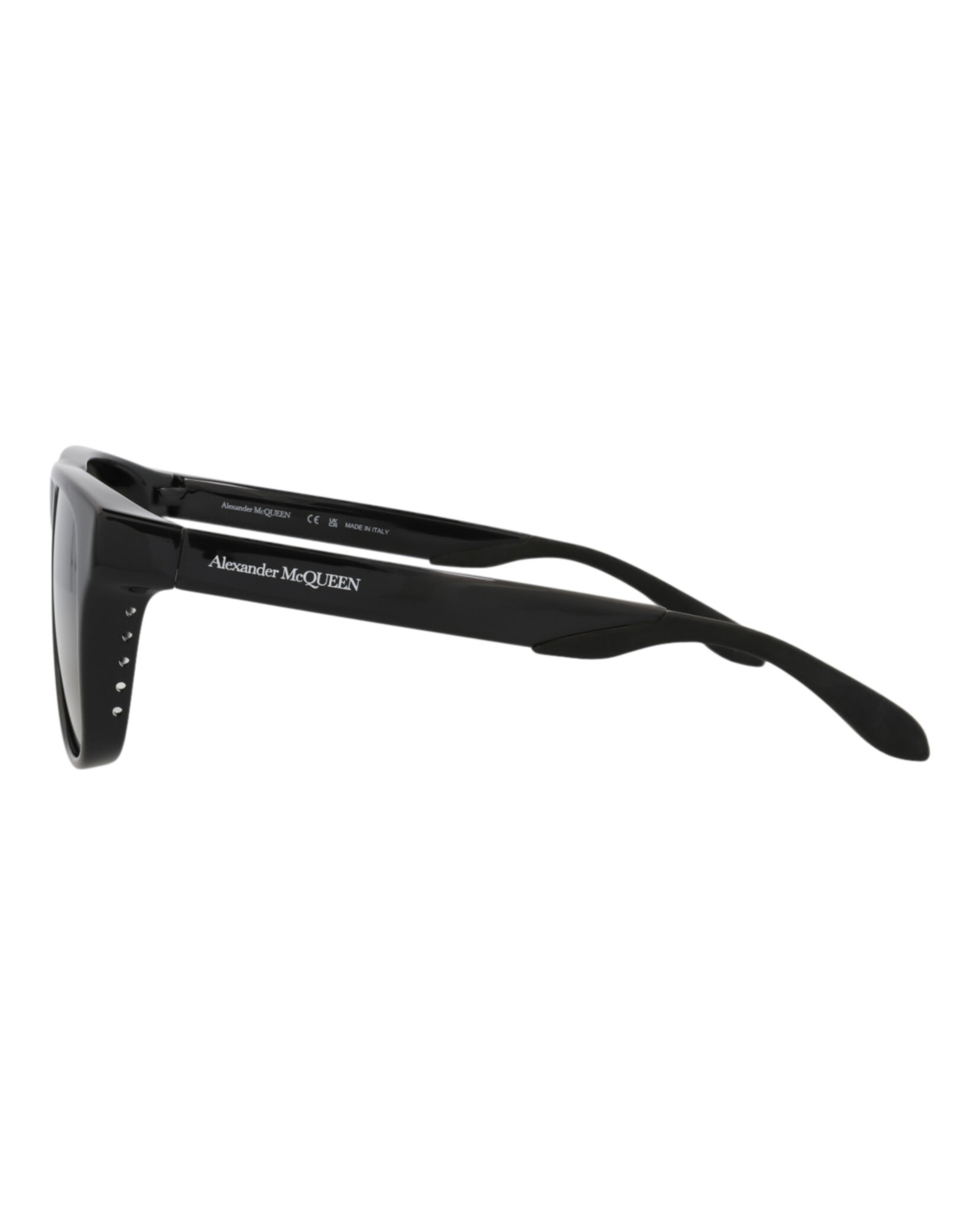 GAFAS DE SOL INYECTABLES CON MONTURA CUADRADA DE ALEXANDER MCQUEEN UNISEX EN NEGRO NE - 3