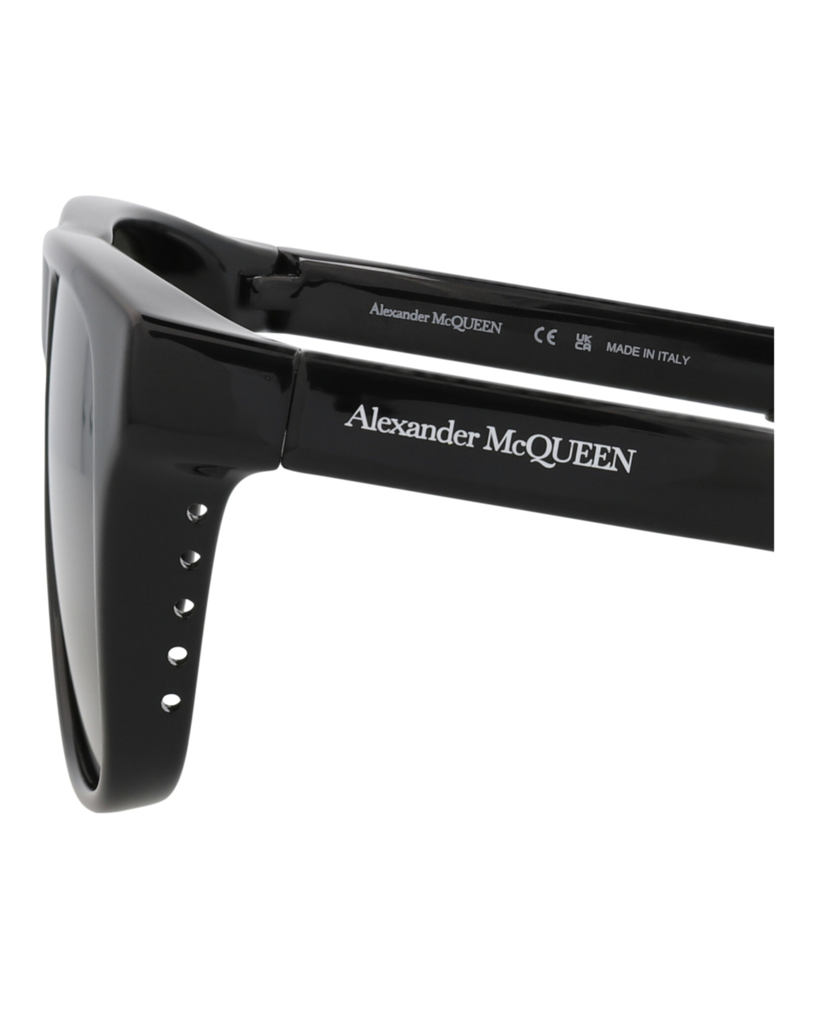 GAFAS DE SOL INYECTABLES CON MONTURA CUADRADA DE ALEXANDER MCQUEEN UNISEX EN NEGRO NE - 5