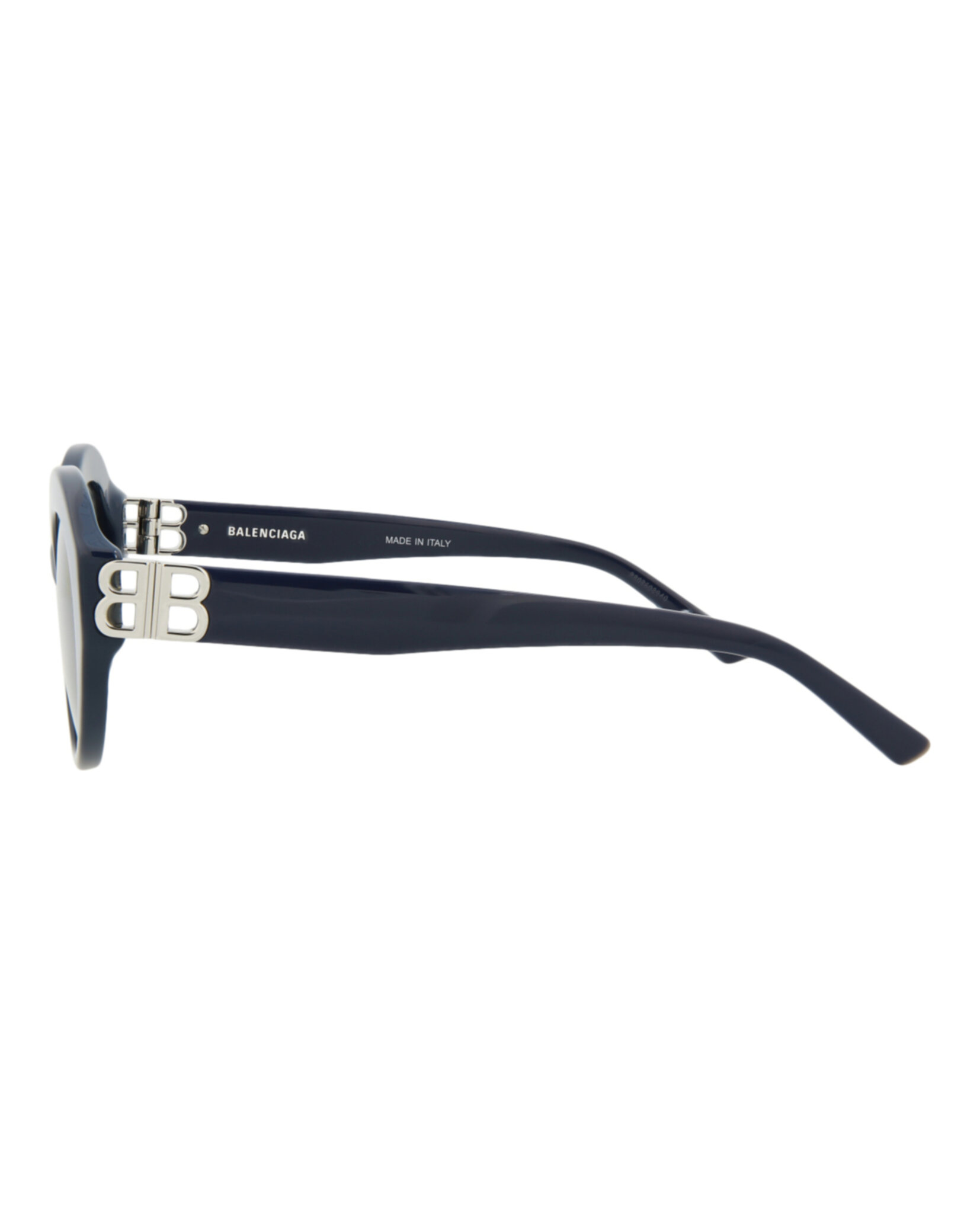 GAFAS DE SOL BALENCIAGA DE ACETATO CON MONTURA REDONDA (MUJER) EN AZUL PLATEADO Y AZUL - 3