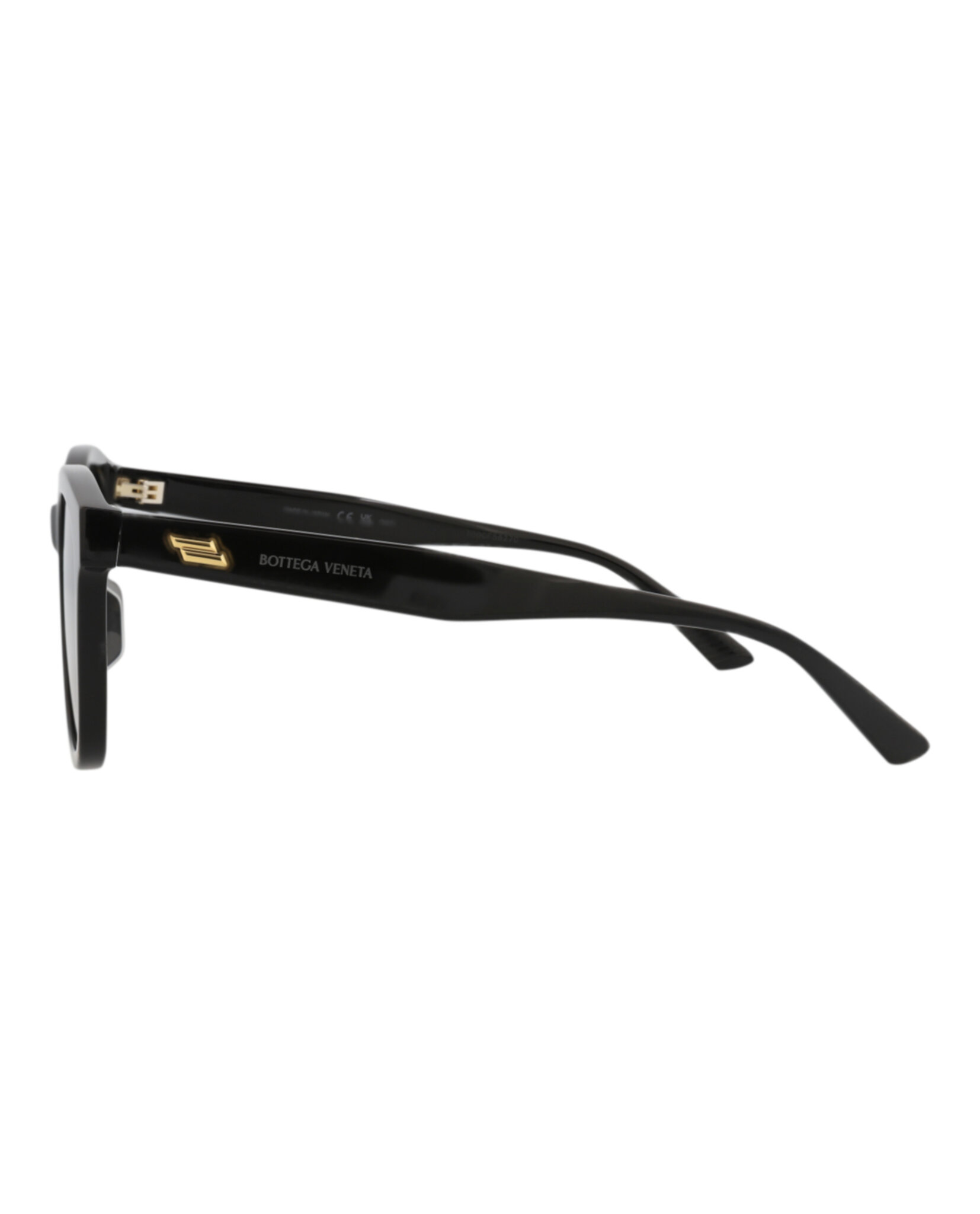 GAFAS DE SOL BOTTEGA VENETA DE ACETATO CON MONTURA REDONDA (MUJER) NEGRO/GRIS - 3