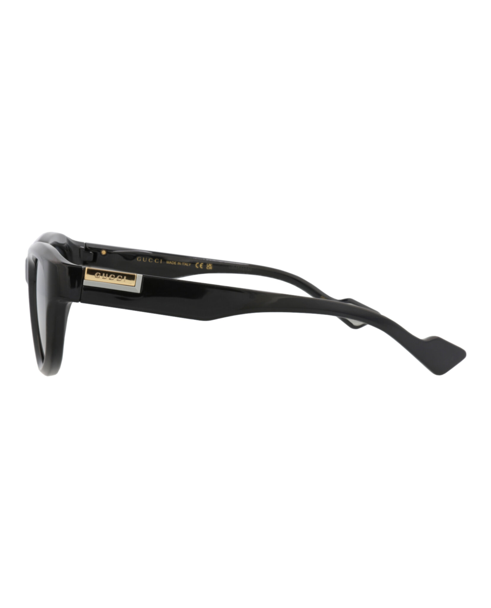 GAFAS DE SOL GUCCI DE INYECCIÓN CON MONTURA REDONDA (HOMBRE) NEGRO/GRIS - 3