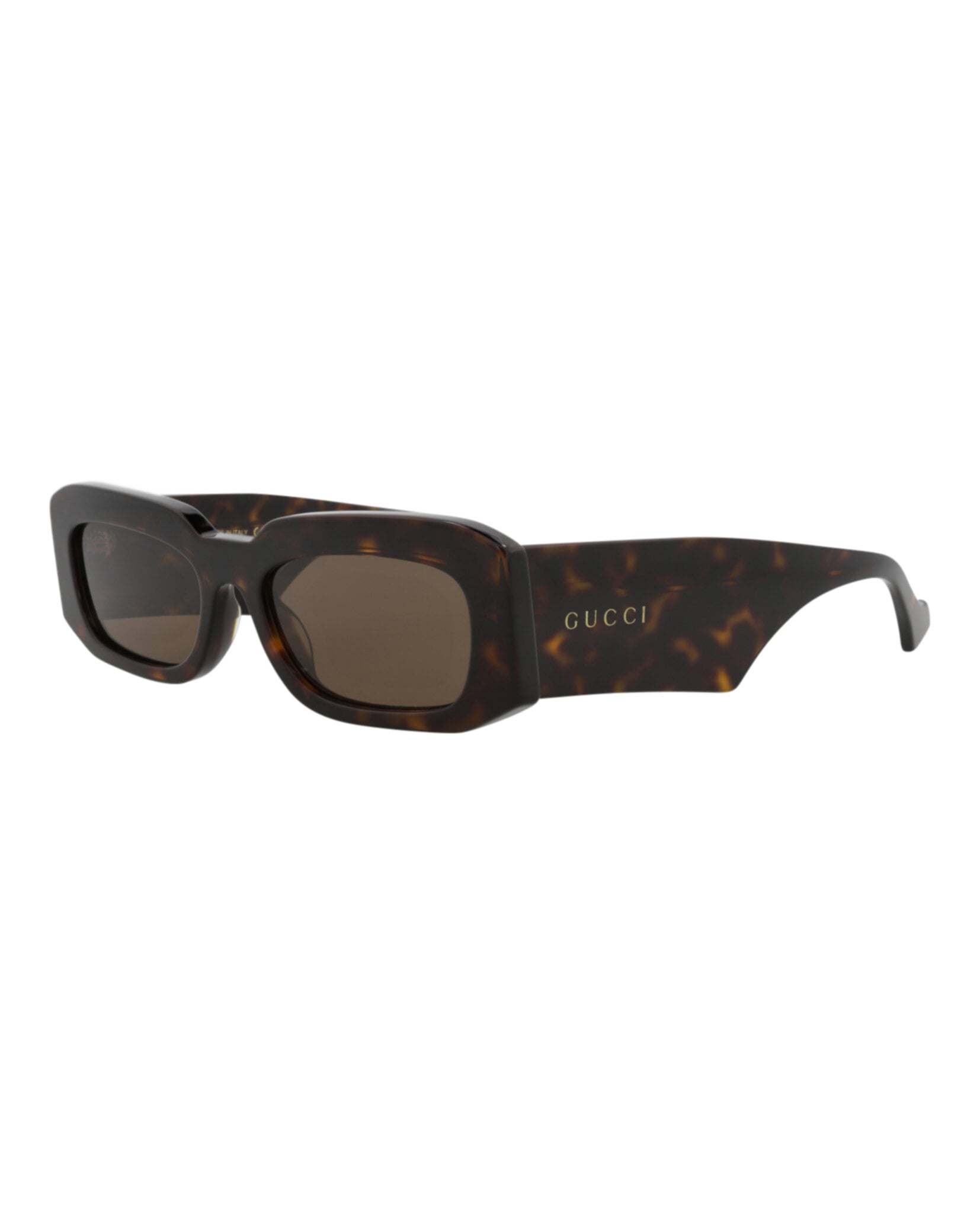GAFAS DE SOL GUCCI DE ACETATO RECICLADO CON MONTURA CUADRADA (HOMBRE) EN HAVANA HAVANA BROWN - 2