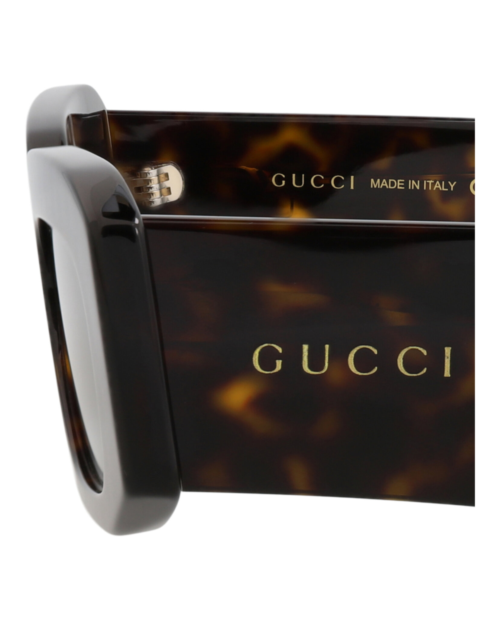 GAFAS DE SOL GUCCI DE ACETATO RECICLADO CON MONTURA CUADRADA (HOMBRE) EN HAVANA HAVANA BROWN - 4