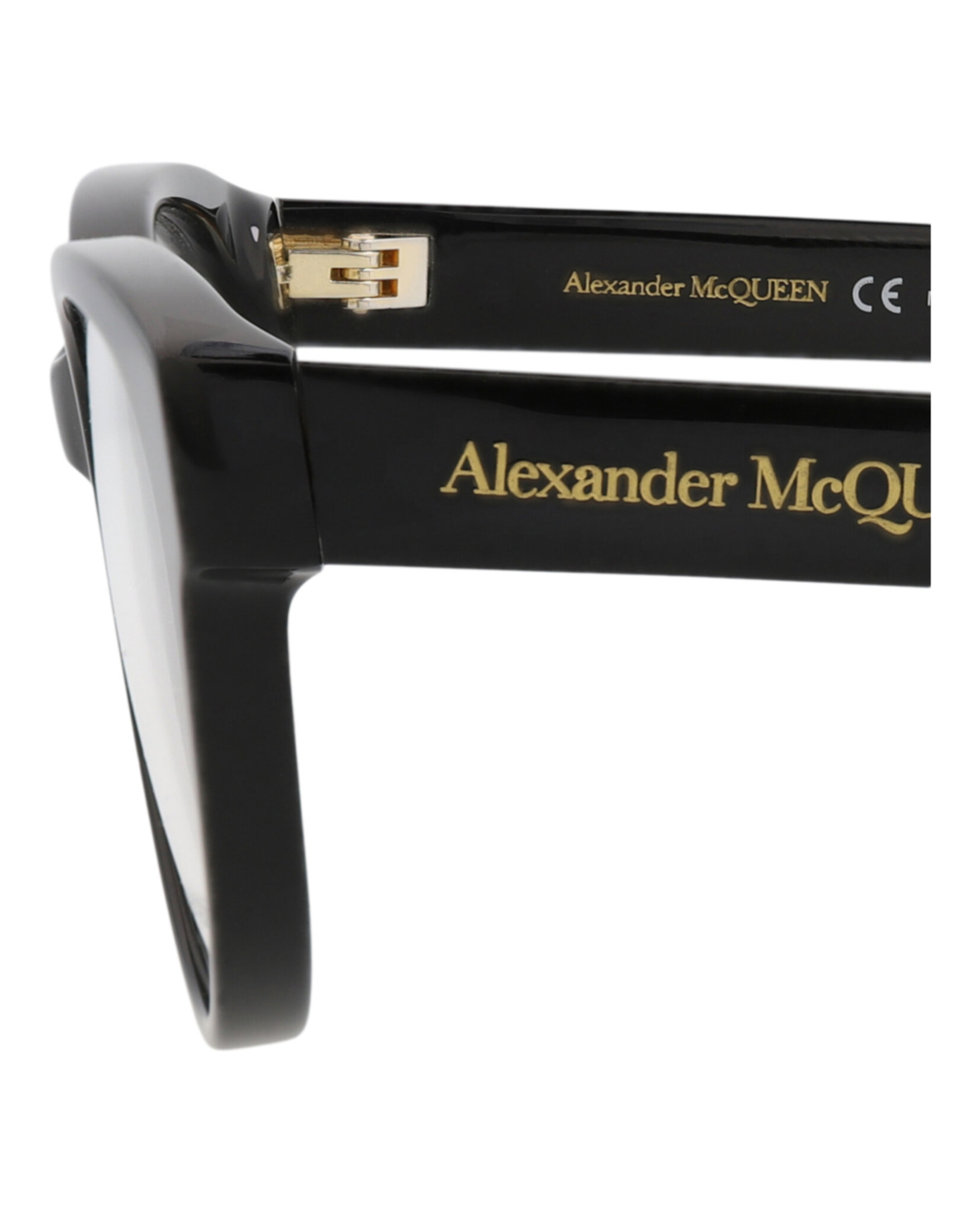 MONTURA ÓPTICA ALEXANDER MCQUEEN CON FORMA DE OJO DE GATO (MUJER) EN NEGRO NEGRO Y - 4