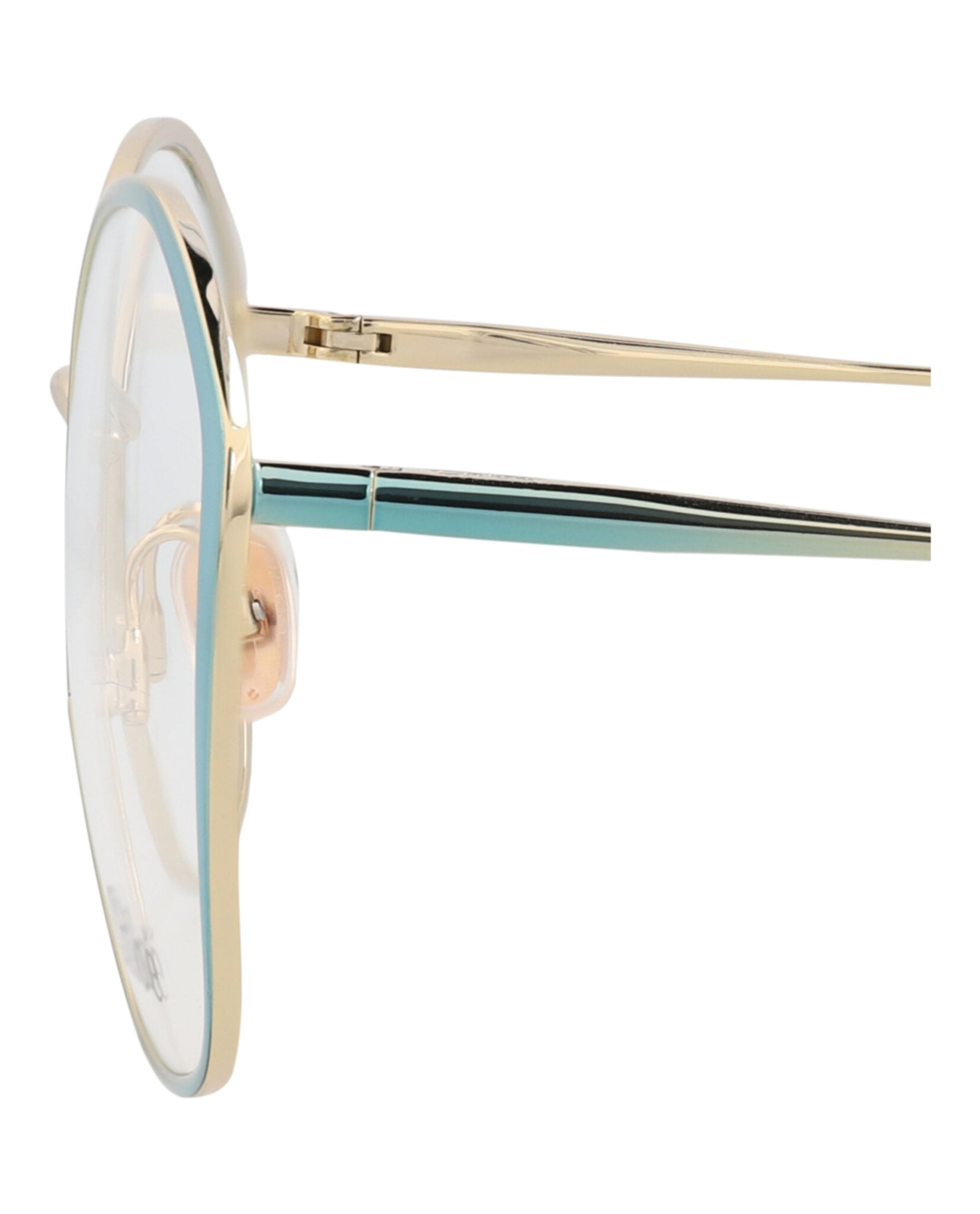 MONTURA ÓPTICA CON MARCO REDONDO CHLOÉ (MUJER) EN AZUL AZUL TRANSPARENTE - 4
