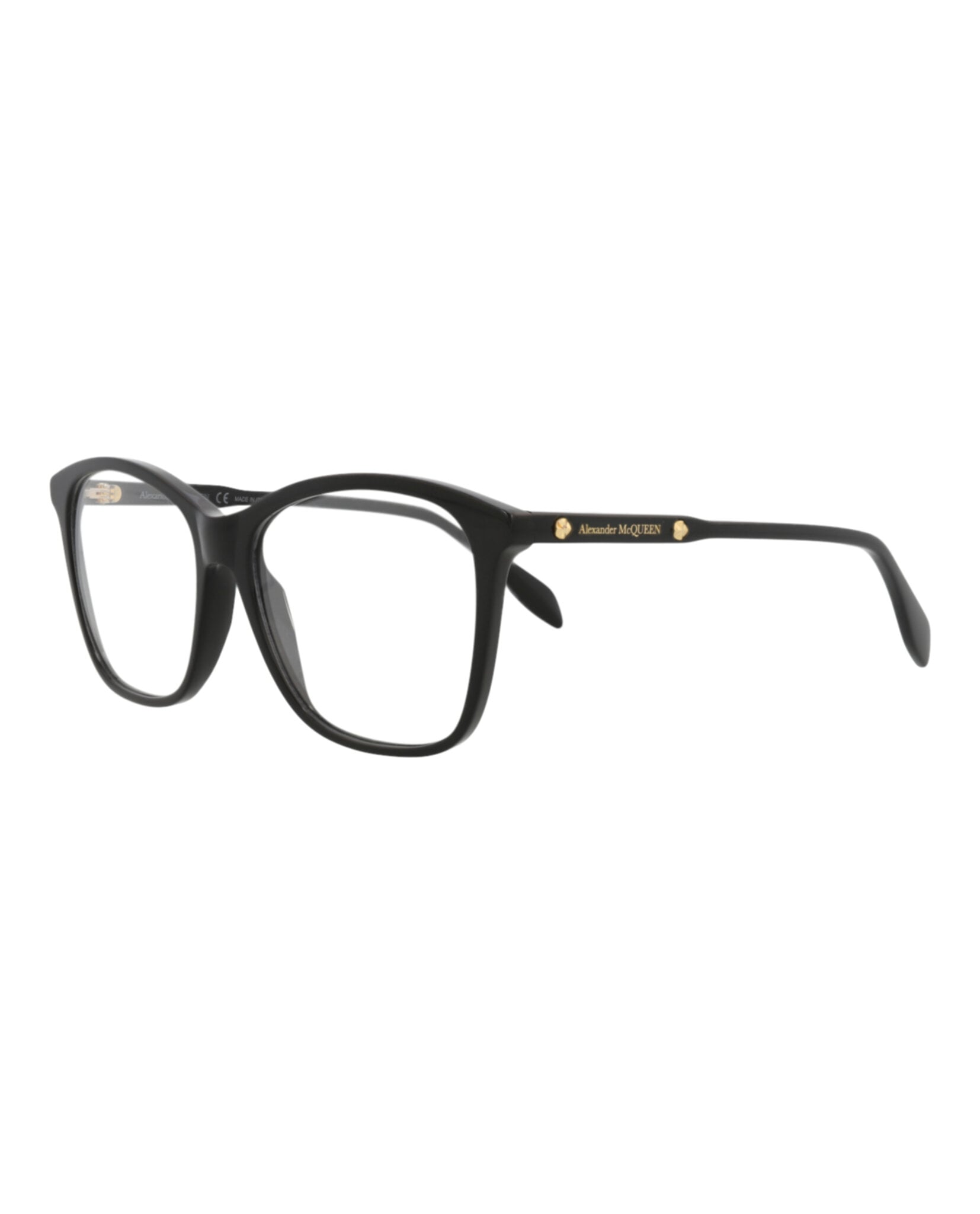 MONTURA ÓPTICA ALEXANDER MCQUEEN CON MONTURA CUADRADA (MUJER) NEGRO - 2