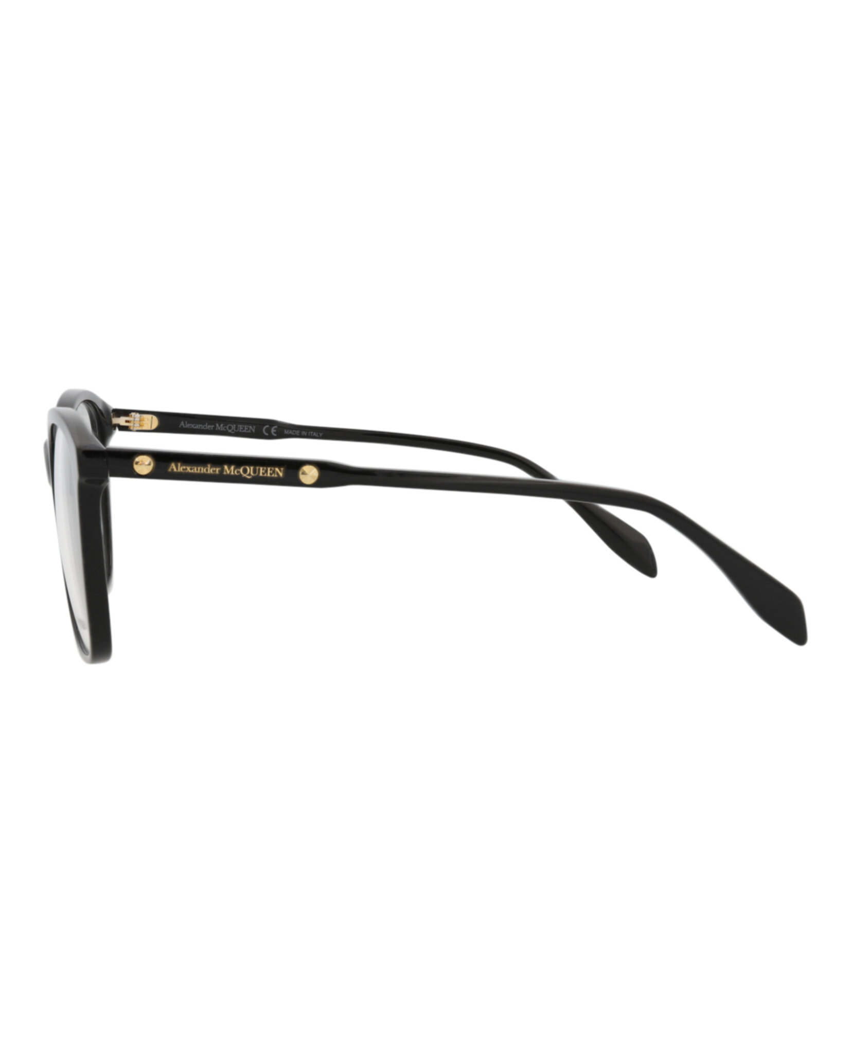 MONTURA ÓPTICA ALEXANDER MCQUEEN CON MONTURA CUADRADA (MUJER) NEGRO - 3