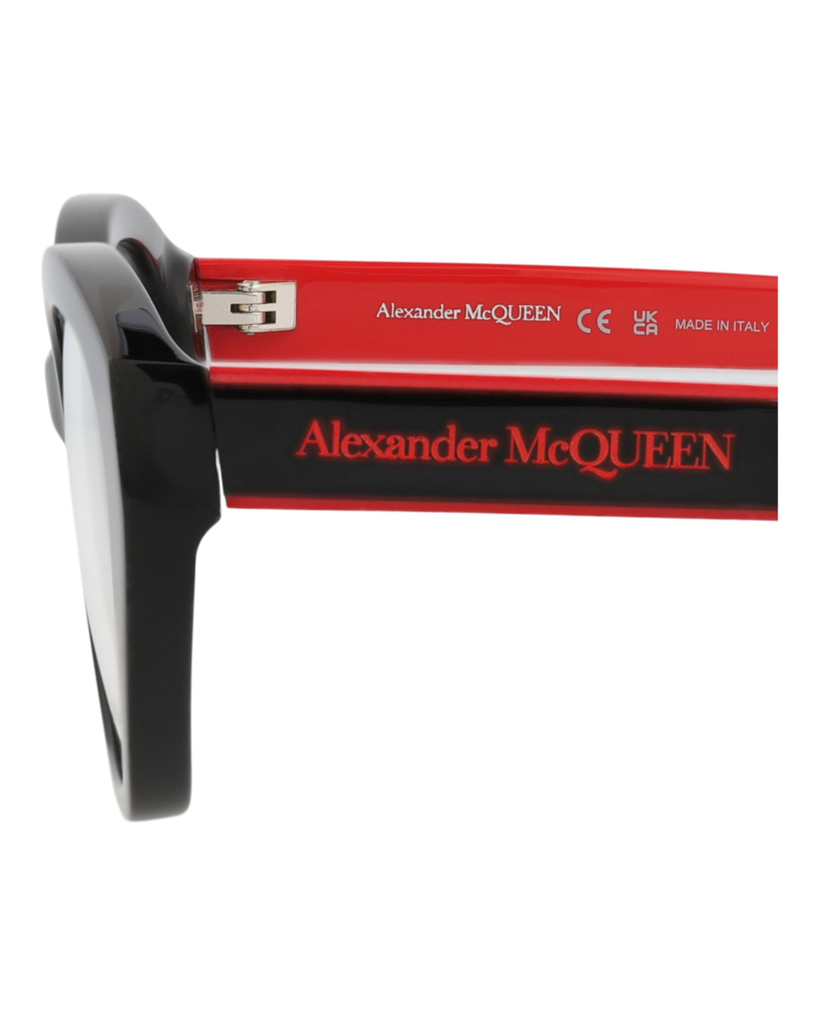 MONTURA ÓPTICA ALEXANDER MCQUEEN CON FORMA DE OJO DE GATO (MUJER) EN NEGRO NEGRO Y - 4