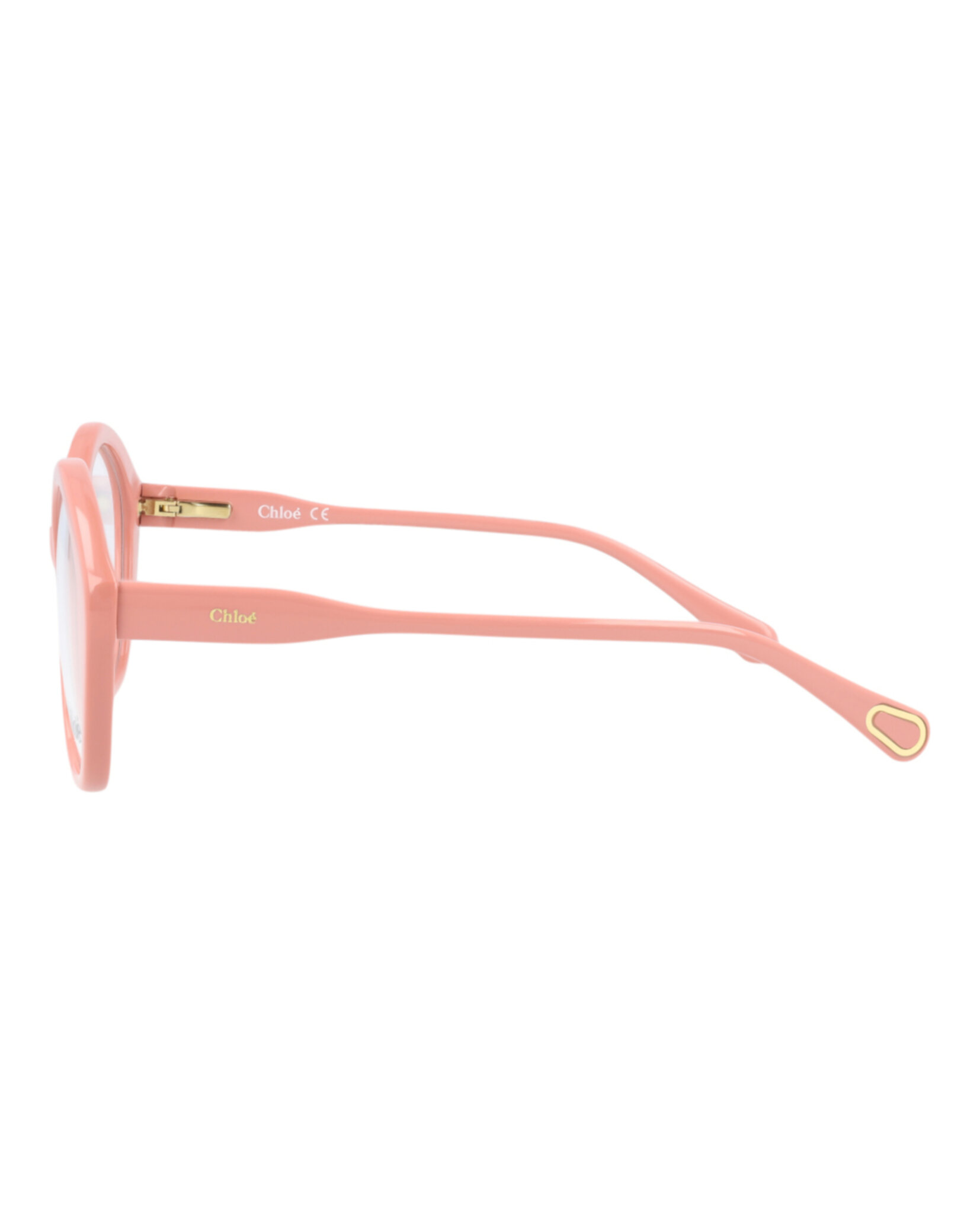 MONTURA ÓPTICA DE MARCO CUADRADO CHLOÉ (MUJER) EN ROSA ROSA Y TRANSPARENTE - 3