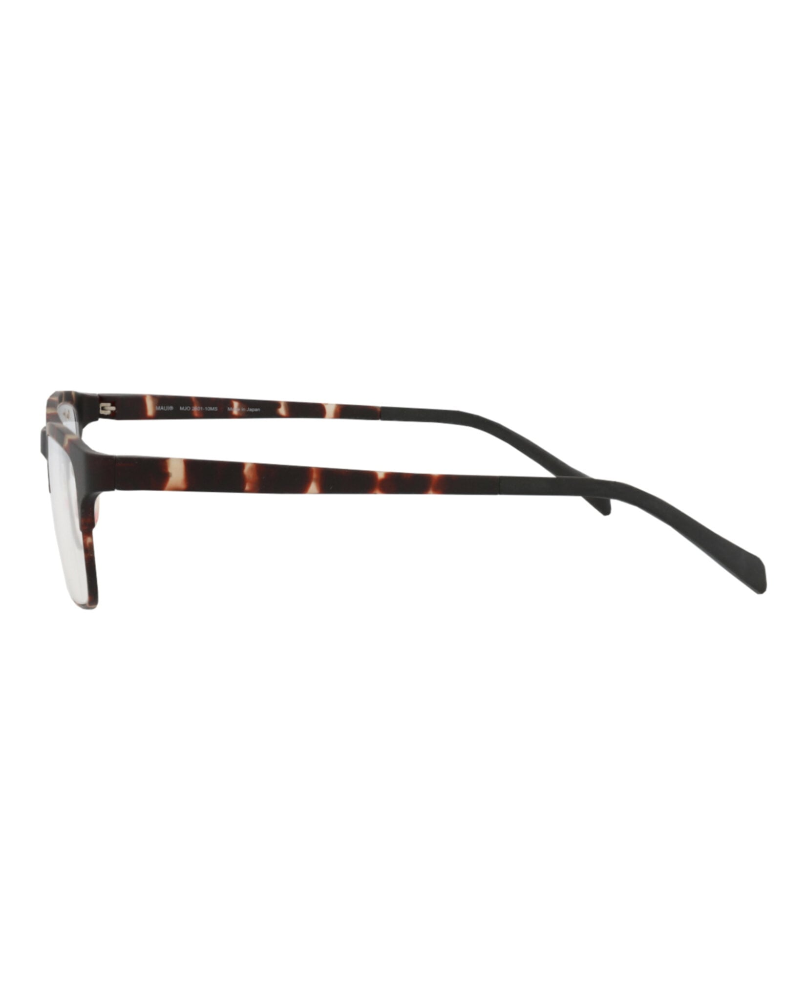 MONTURA ÓPTICA MAUI JIM DE NAILON CON MARCO CUADRADO (HOMBRE) EN TORTUGA Y TORTUGA TRANSPARENTE - 3