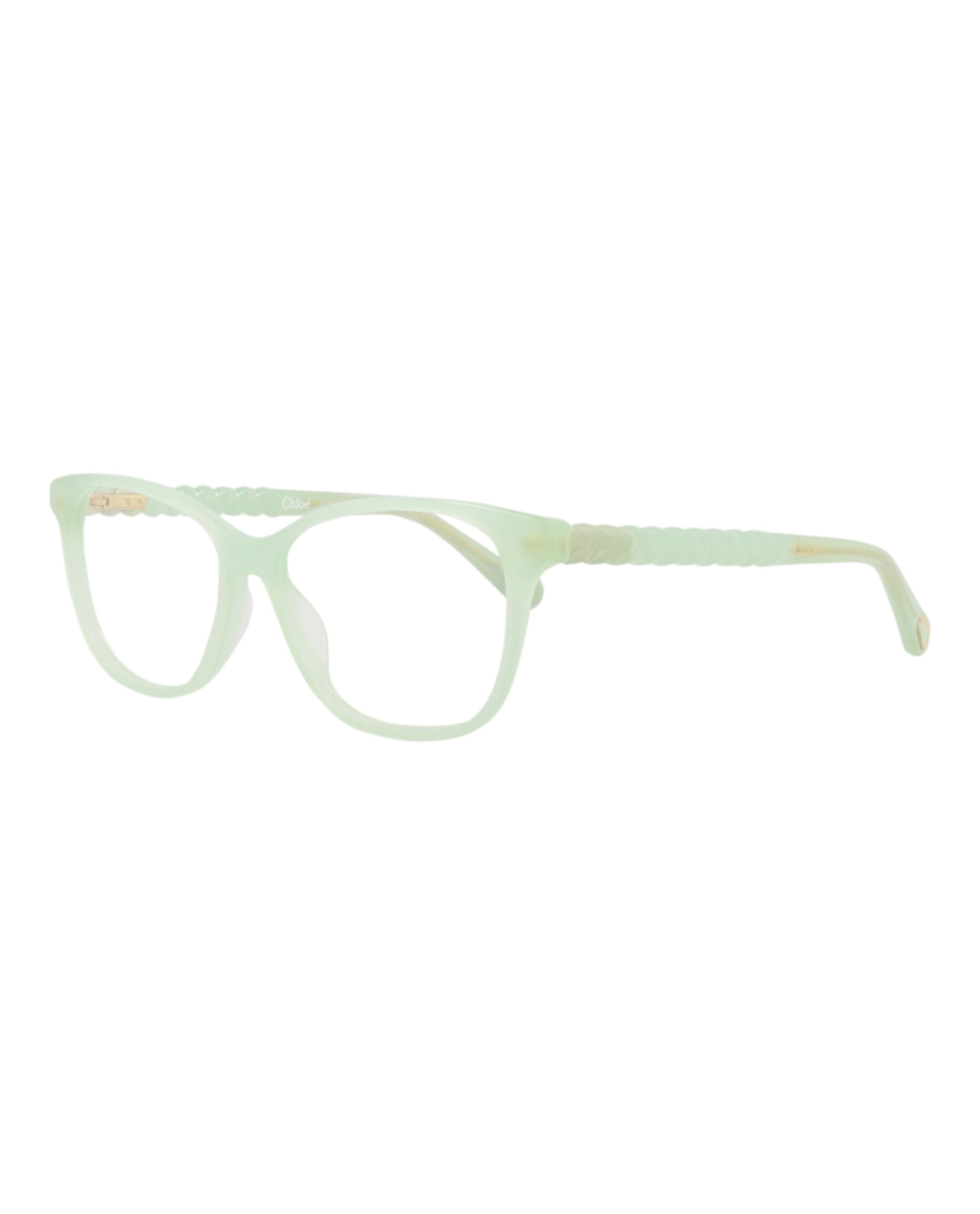 MONTURA ÓPTICA CHLOÉ CAT EYE-FRAME EN VERDE VERDE Y TRANSPARENTE - 2