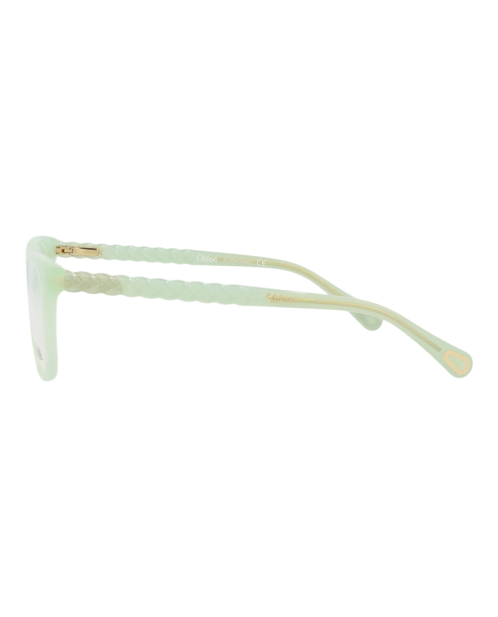 MONTURA ÓPTICA CHLOÉ CAT EYE-FRAME EN VERDE VERDE Y TRANSPARENTE - 3