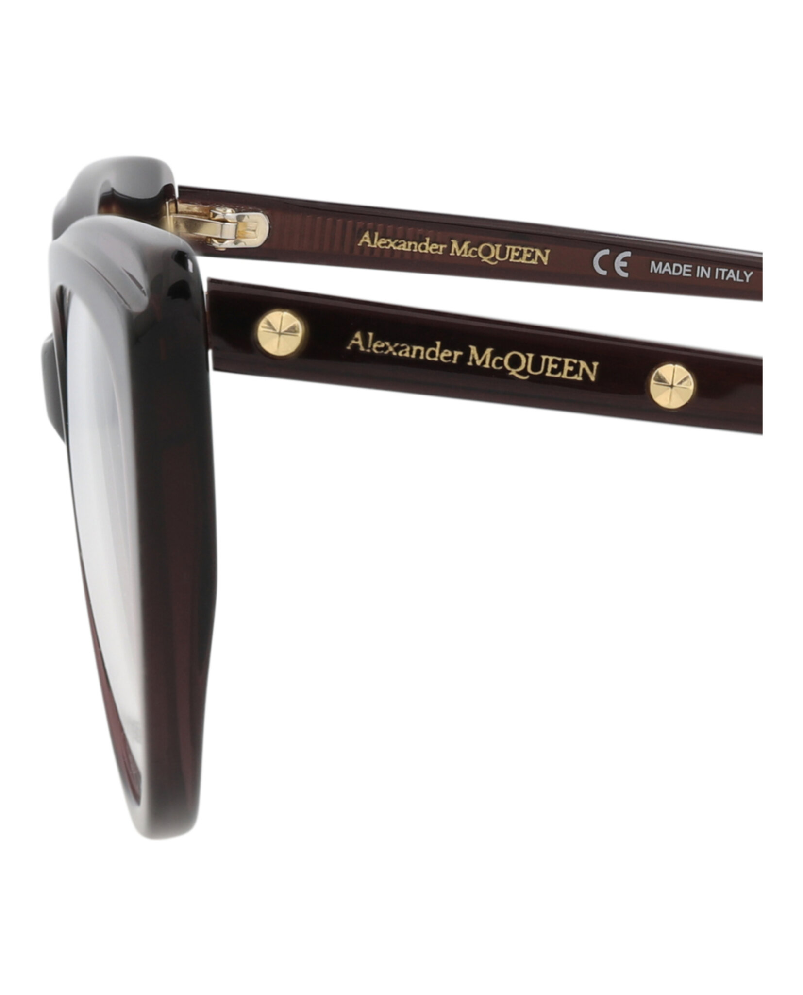MONTURA ÓPTICA ALEXANDER MCQUEEN CON FORMA DE OJO DE GATO (MUJER) EN VIOLETA VIOLE - 4