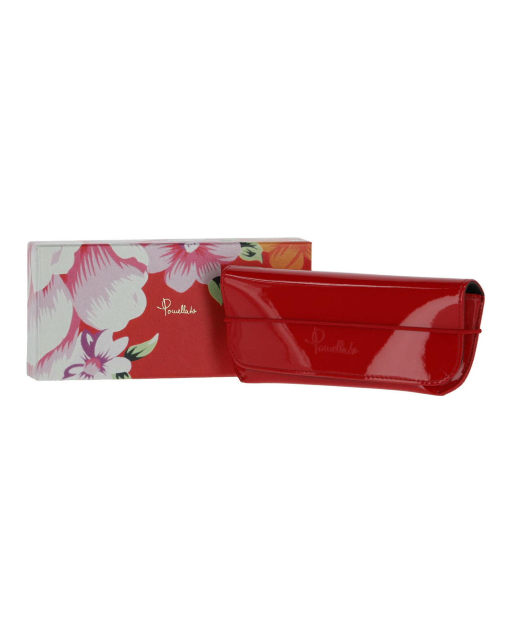 MONTURA ÓPTICA POMELLATO CON FORMA DE OJO DE GATO (MUJER) EN ORO ROJO TRANSPARENTE - 5