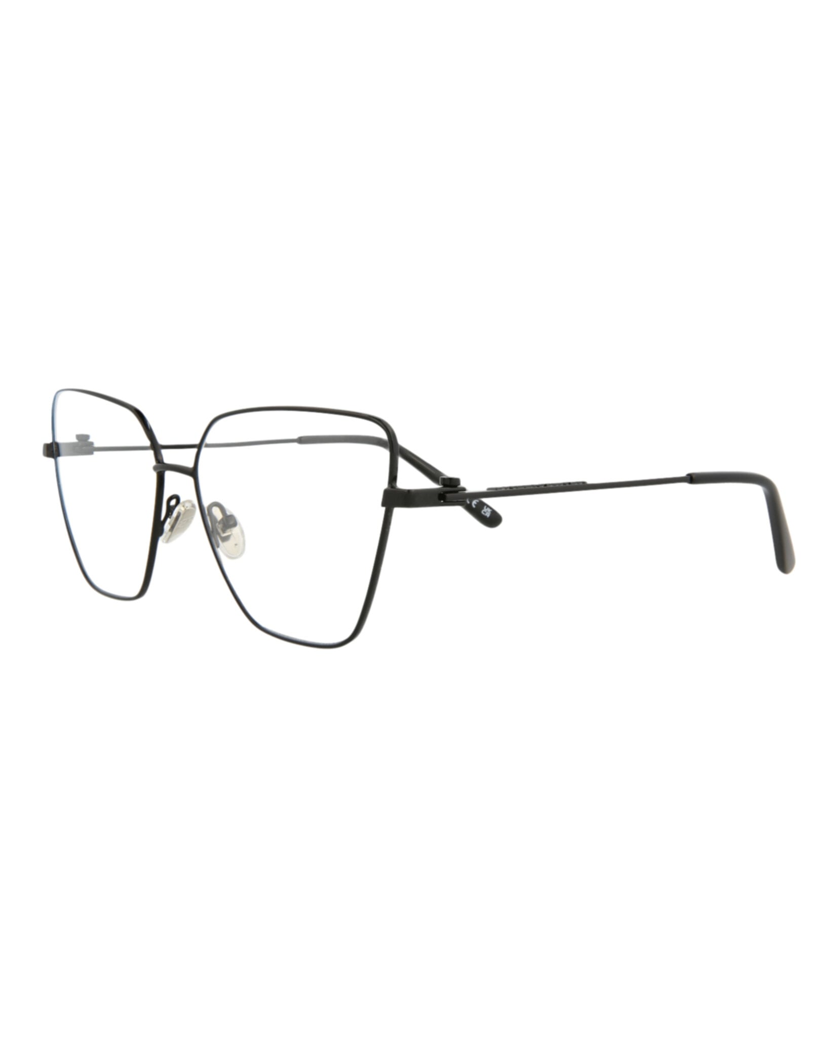 MONTURA ÓPTICA BALENCIAGA CON FORMA DE OJO DE GATO (MUJER) EN NEGRO NEGRO Y TRANSPAREN - 2