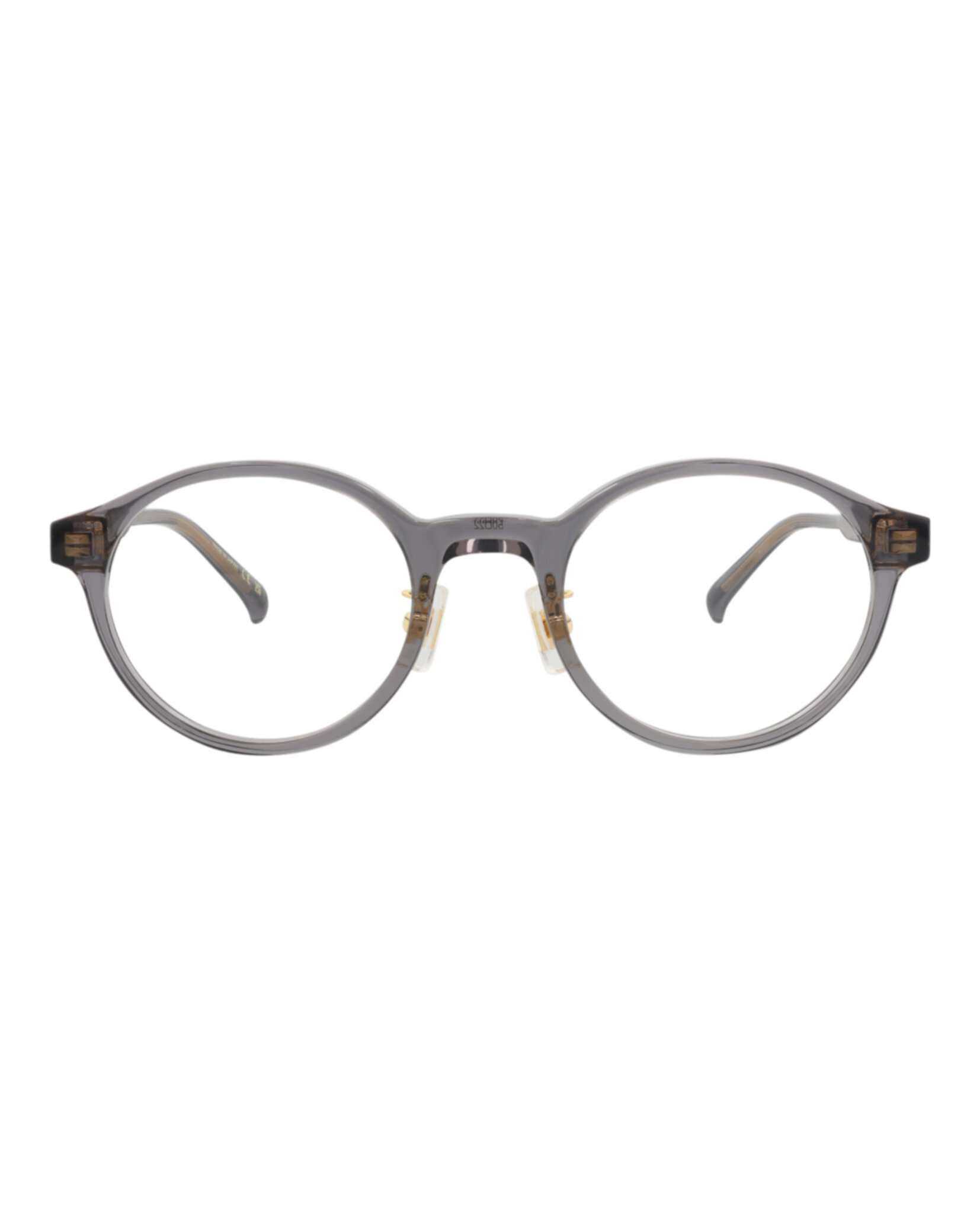 MONTURA ÓPTICA DUNHILL DE ACETATO RECICLADO CON MARCO REDONDO (HOMBRE) EN GRIS GRIS TRANSPAREN - 1
