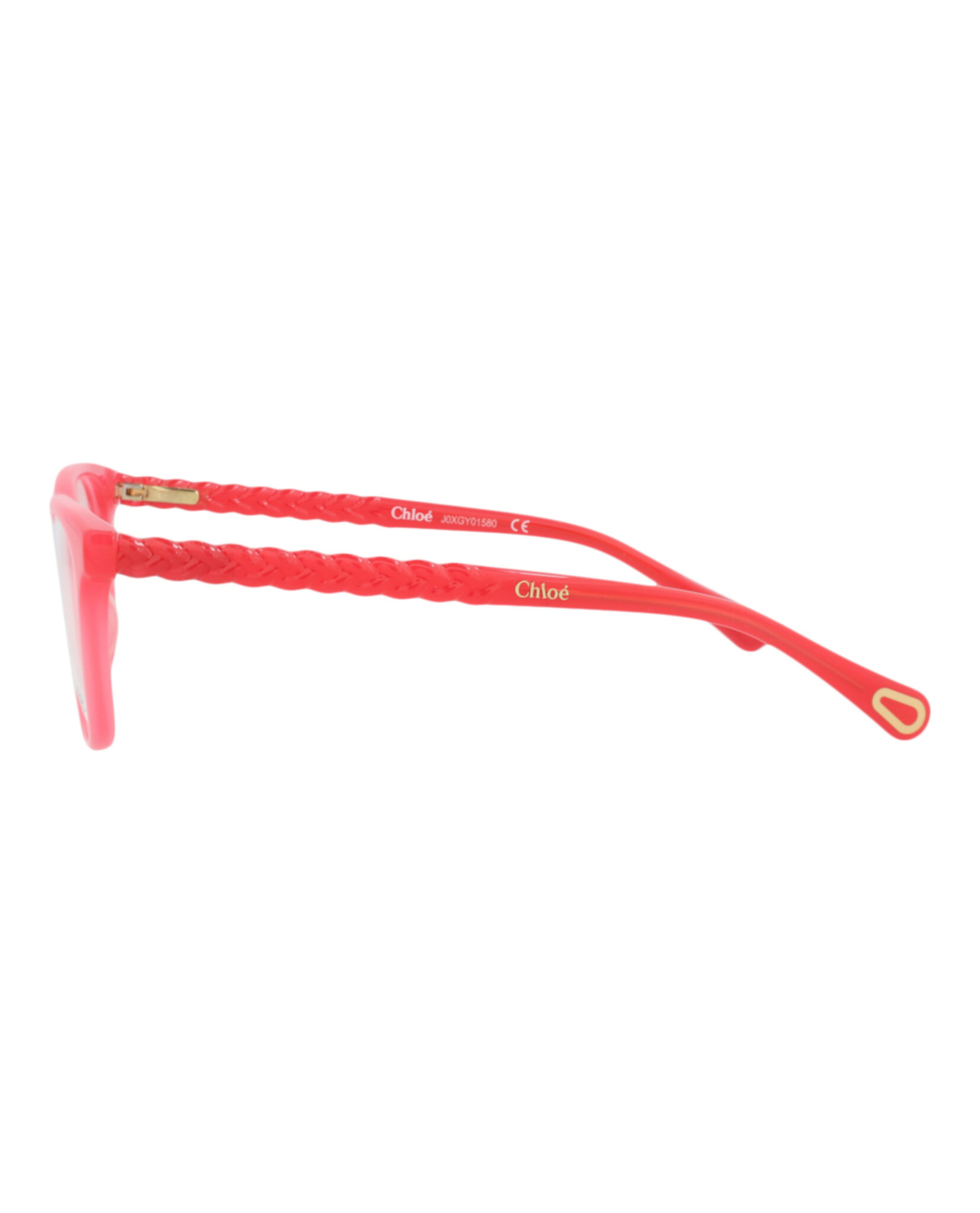 MONTURA ÓPTICA CON FORMA DE OJO DE GATO CHLOÉ EN ROSA ROSA Y TRANSPARENTE - 3